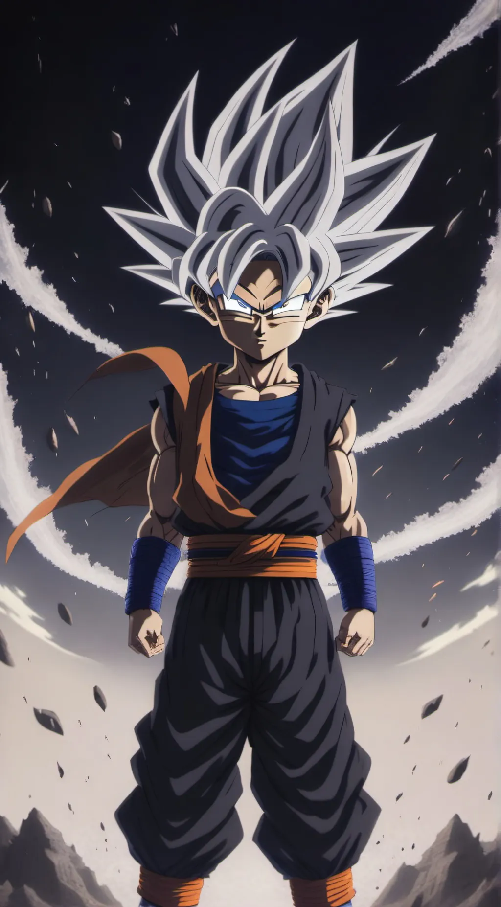 ai character: Kakarot (kid) background