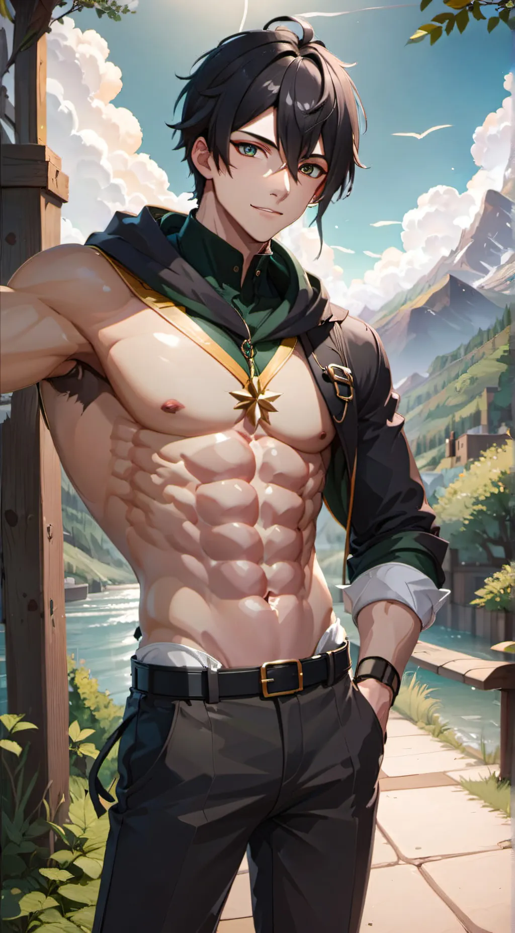 ai character: Vaughn  background