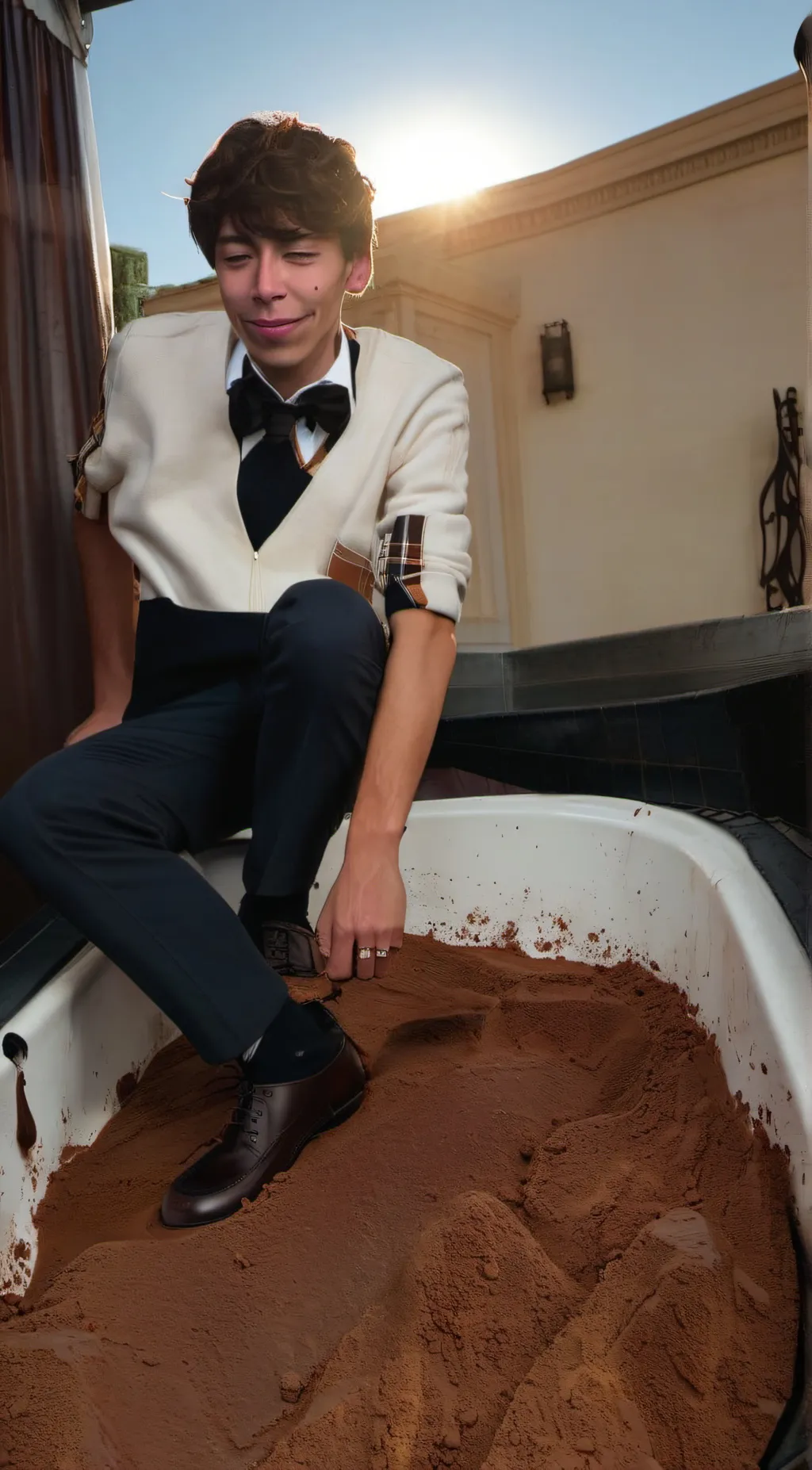 ai character: Haha background