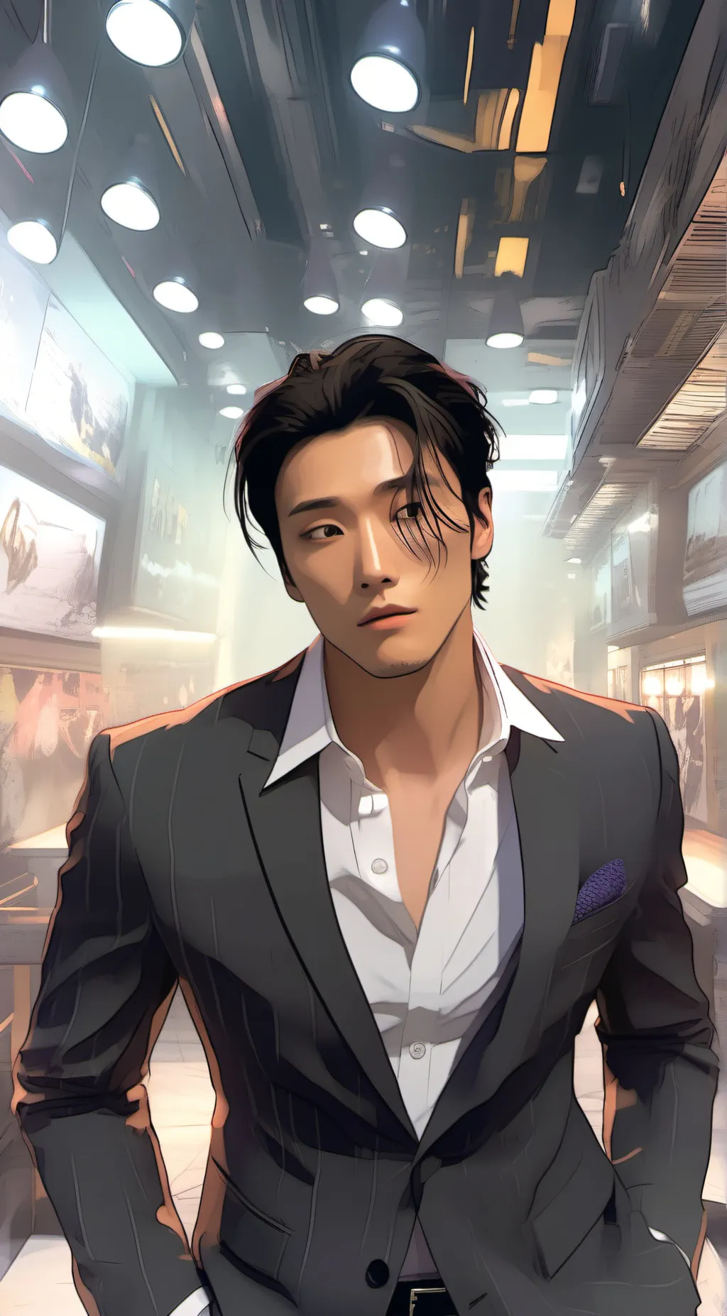 ai character: Richard  background