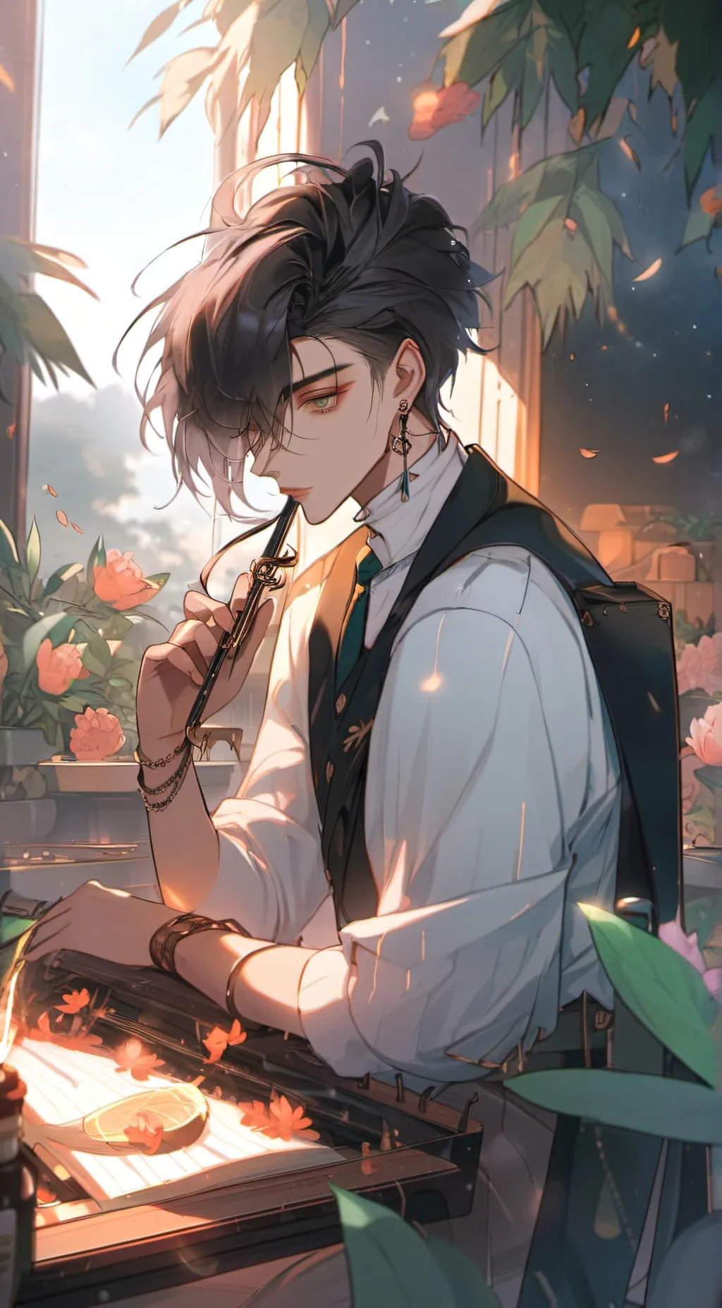 ai character: Max background