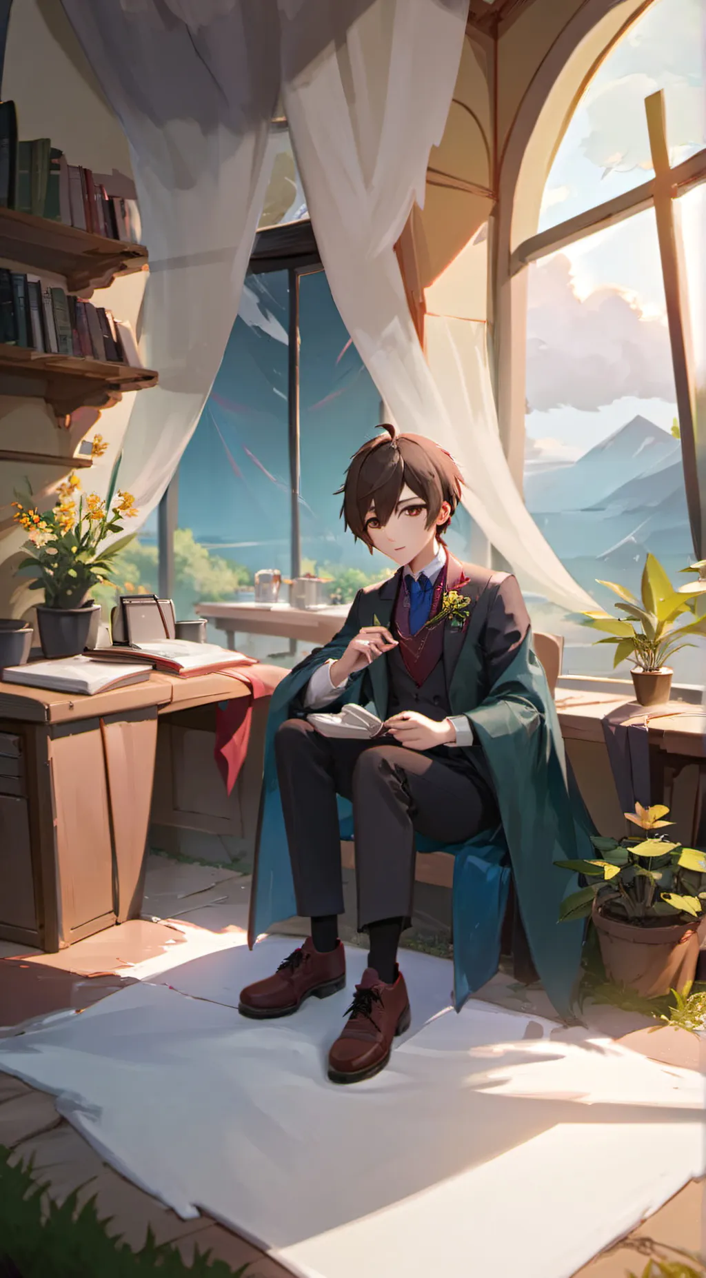 ai character: Luke  background