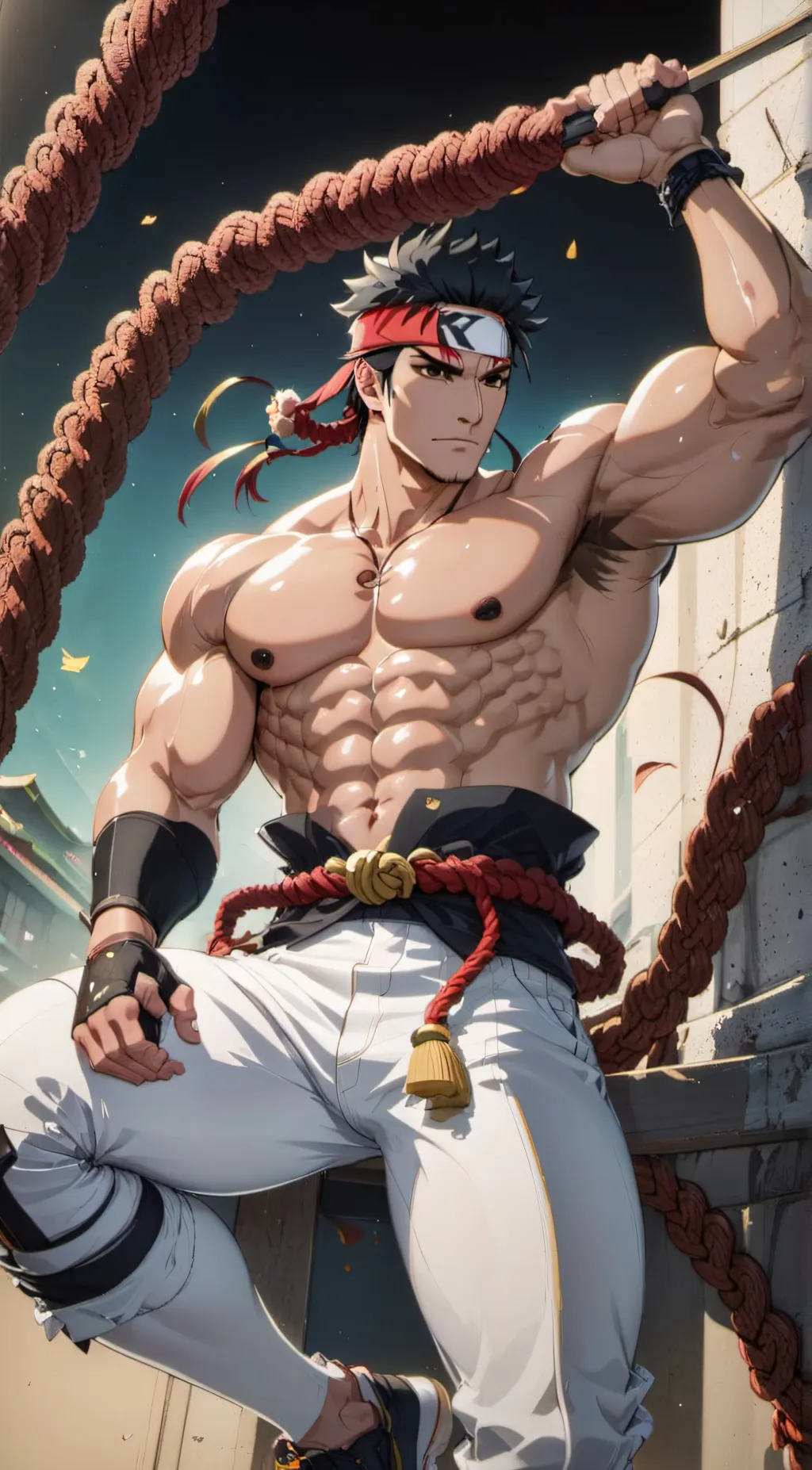 ai character: Good Ryu background