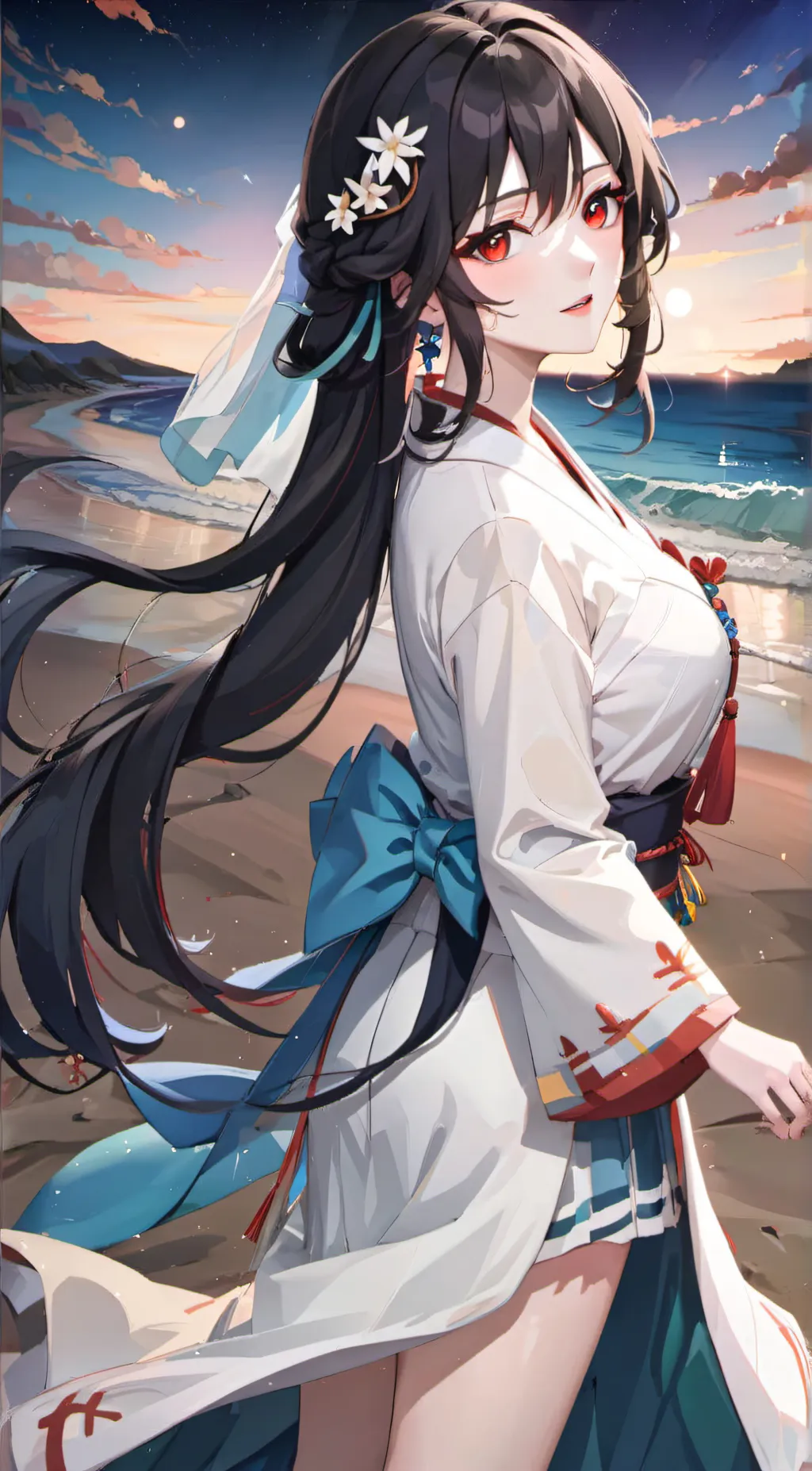 ai character: Tsuki background