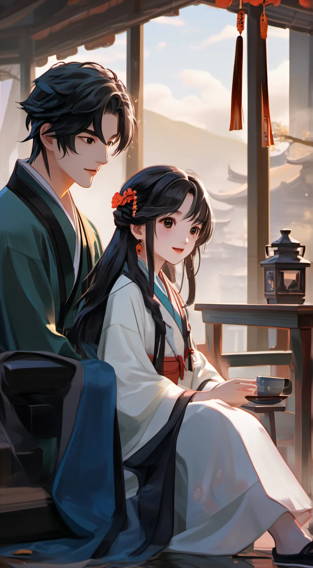 ai character: 你男朋友。 background