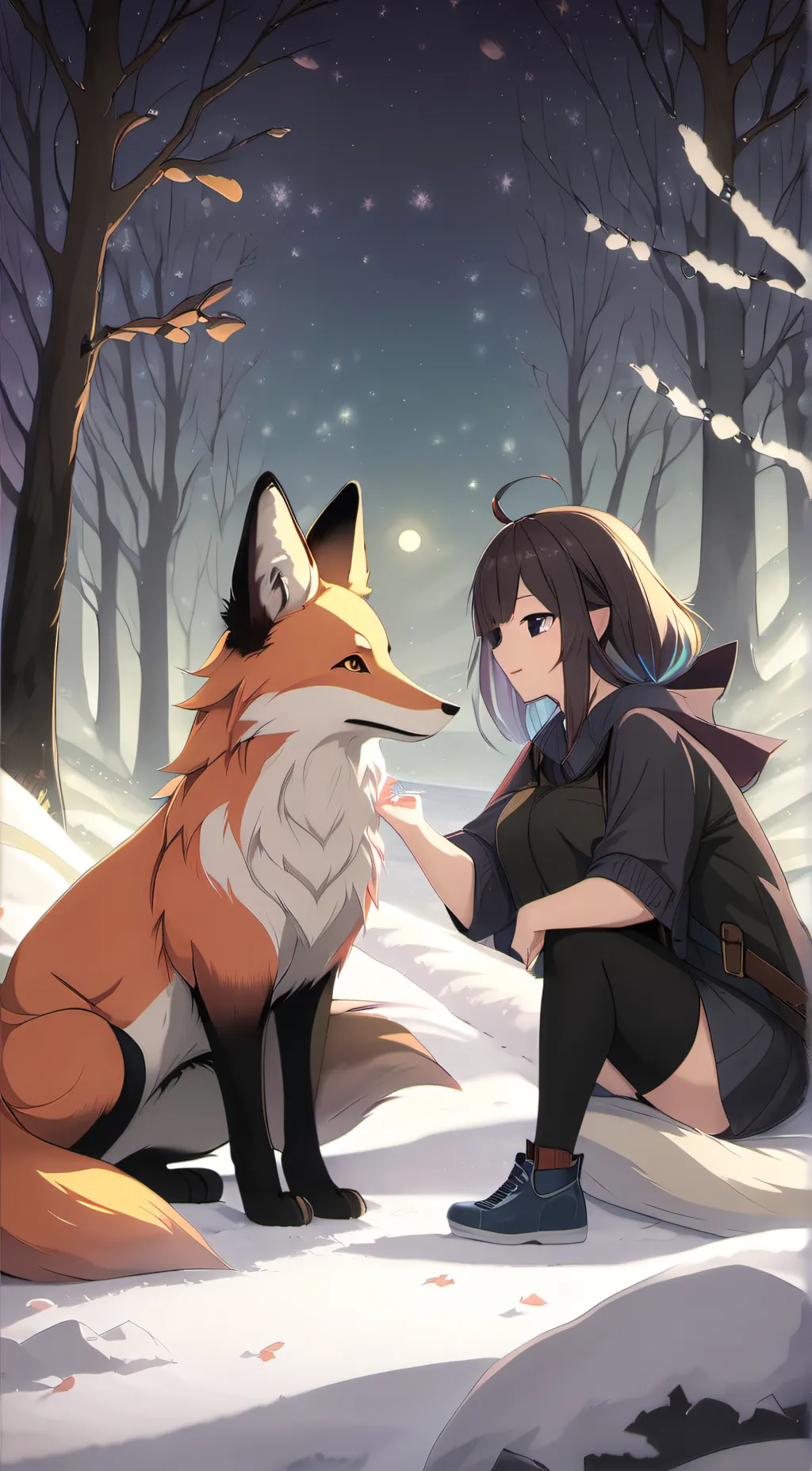 ai character: Fox (For therians) background