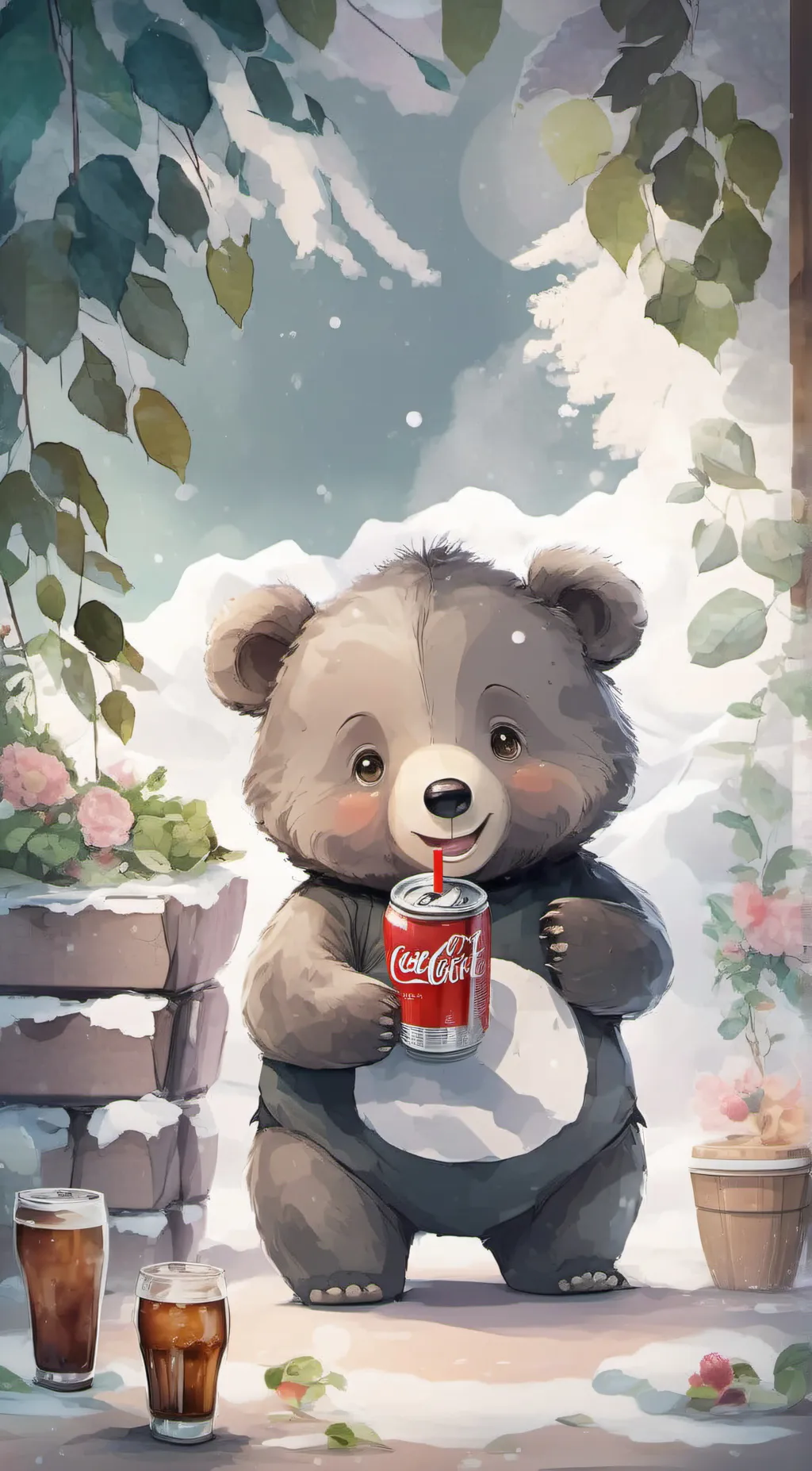 ai character: Baby mark❤️❤️ background