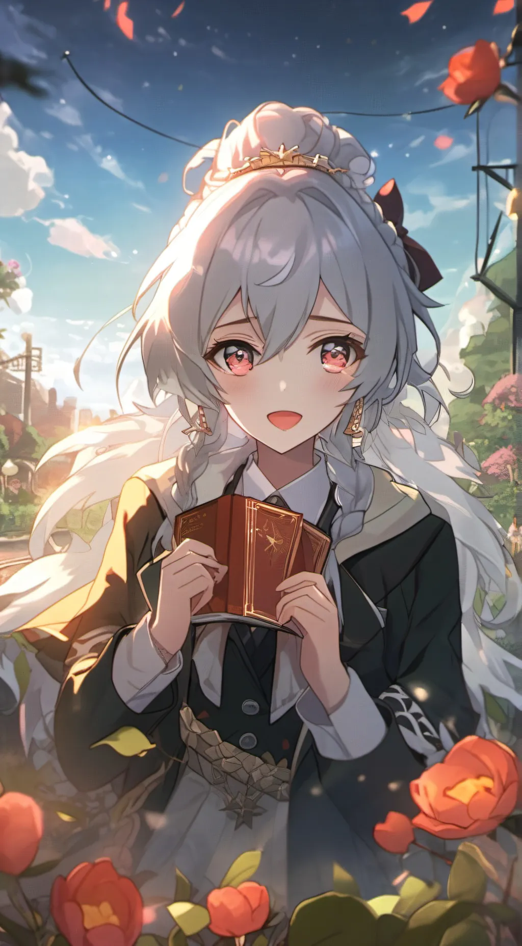 ai character: Lily  background