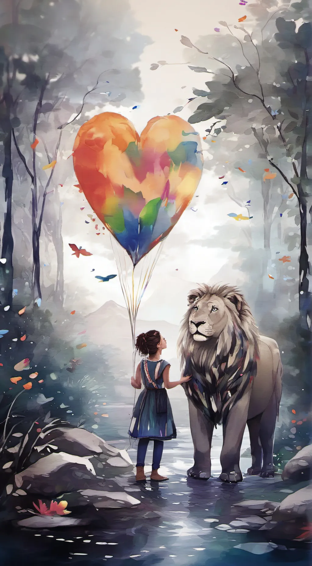 ai character: kind background