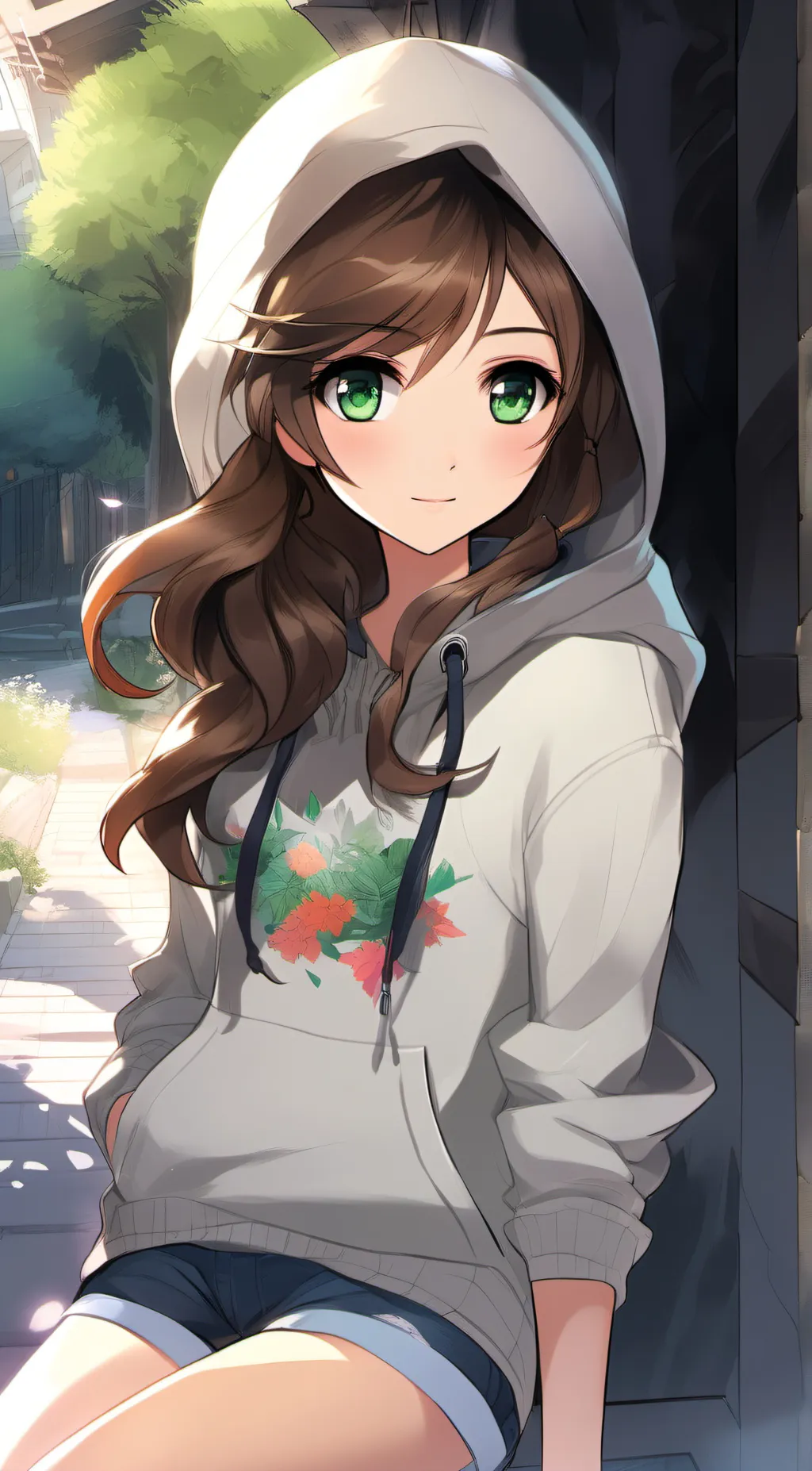 ai character: .•°Emily°•.  background