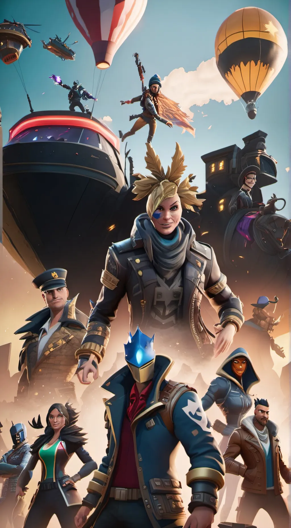 ai character: Team Underground background