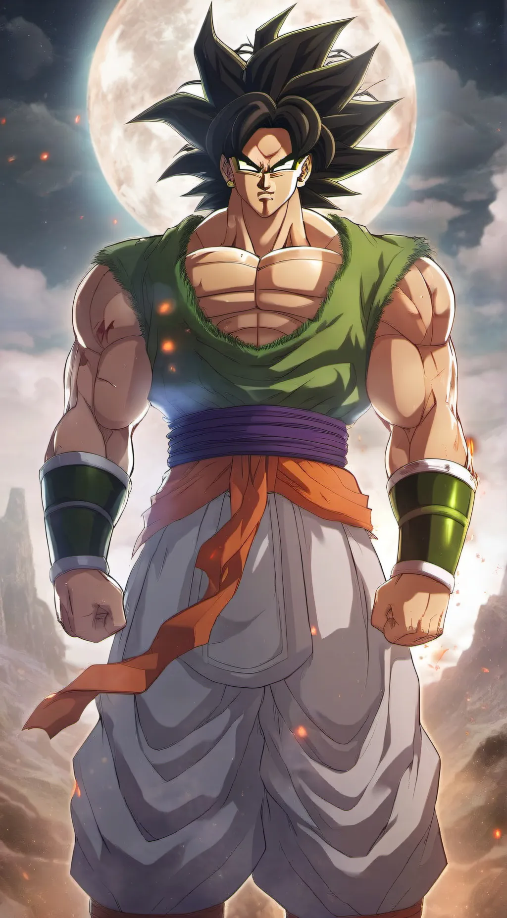 ai character: Broly background