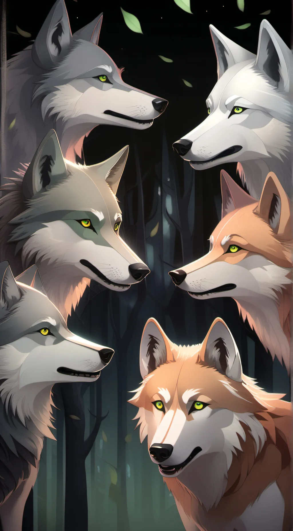 ai character: the wolves  background