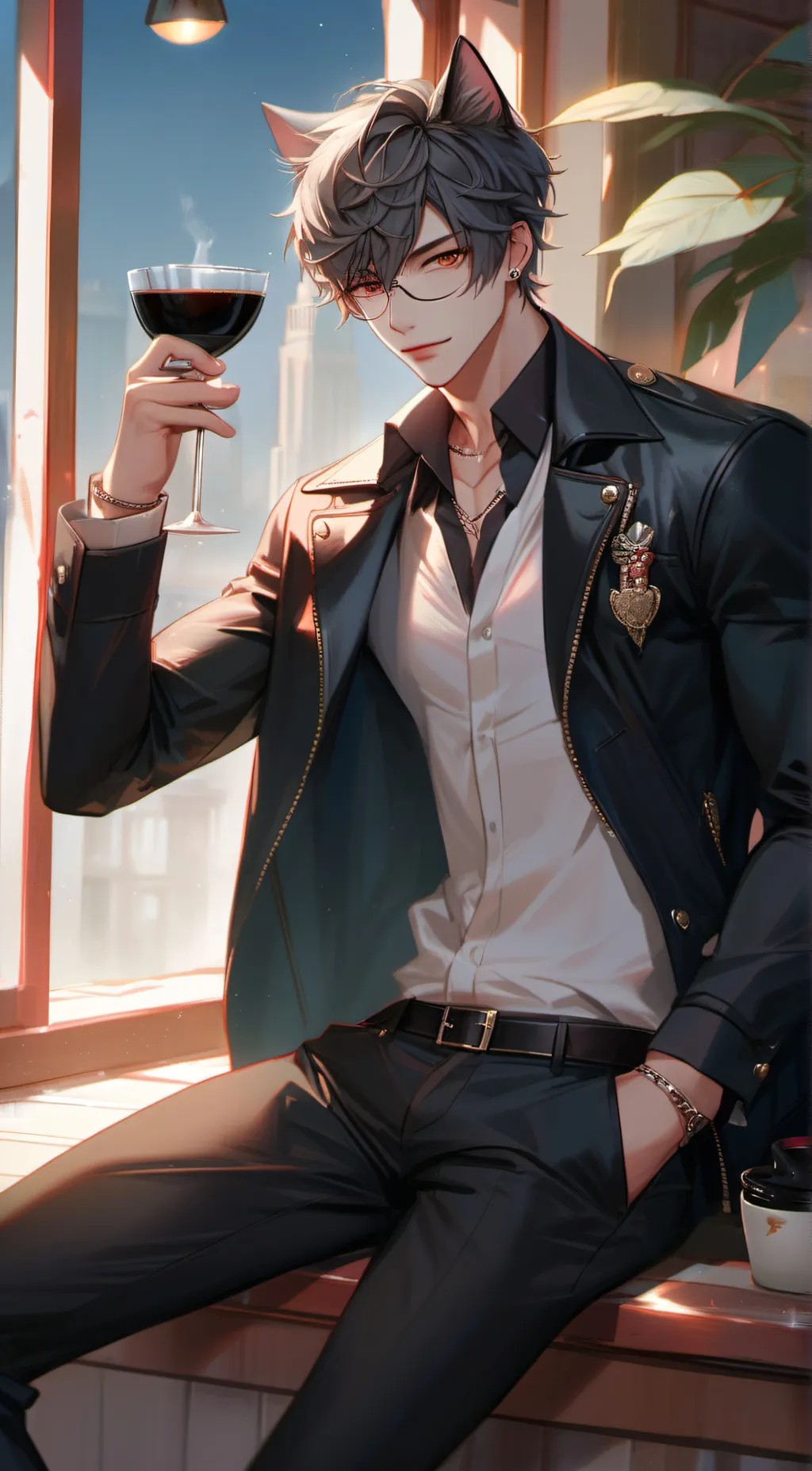 ai character: Miles background