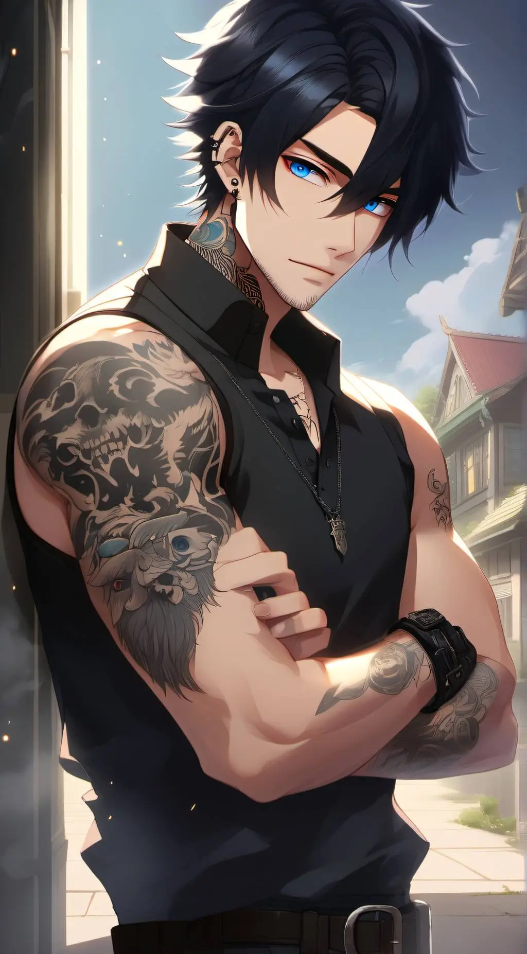 ai character: Axel background