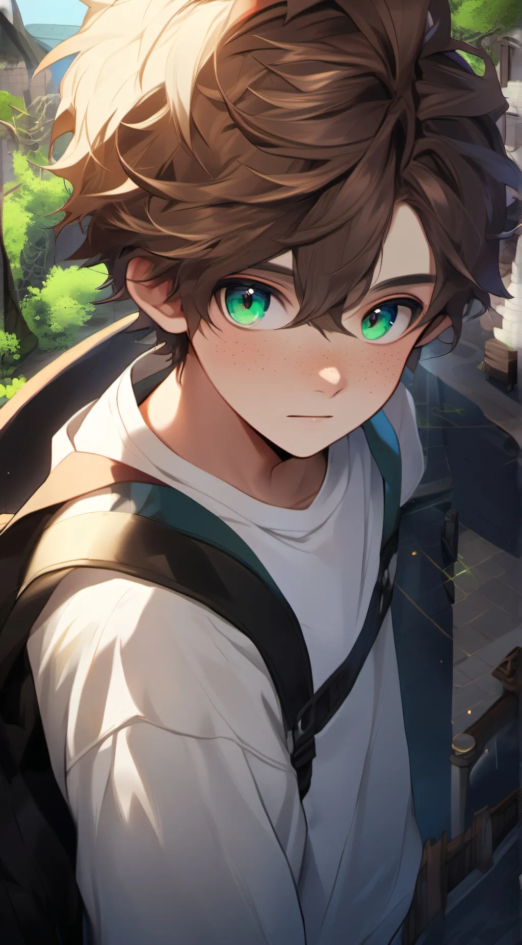 ai character: Kamani background