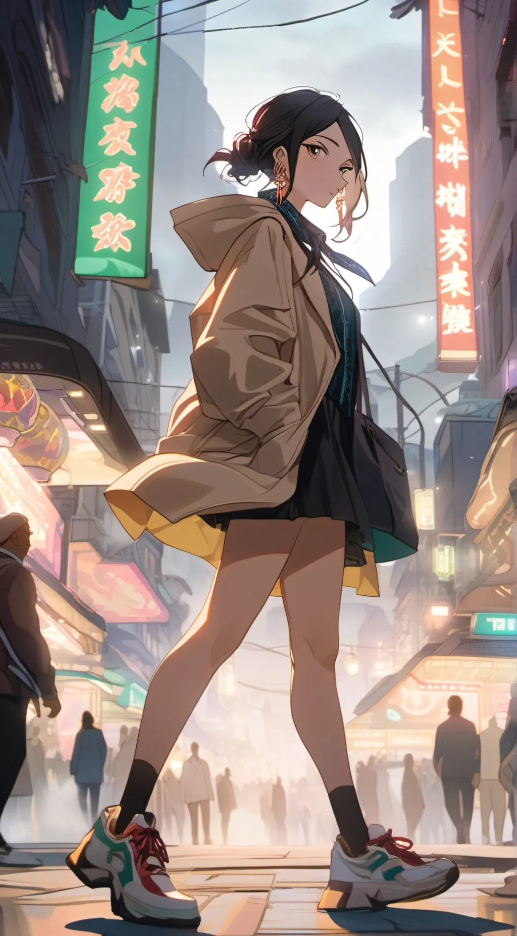 ai character: Lily background