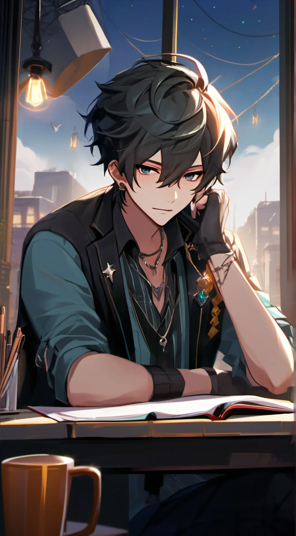 ai character: star background