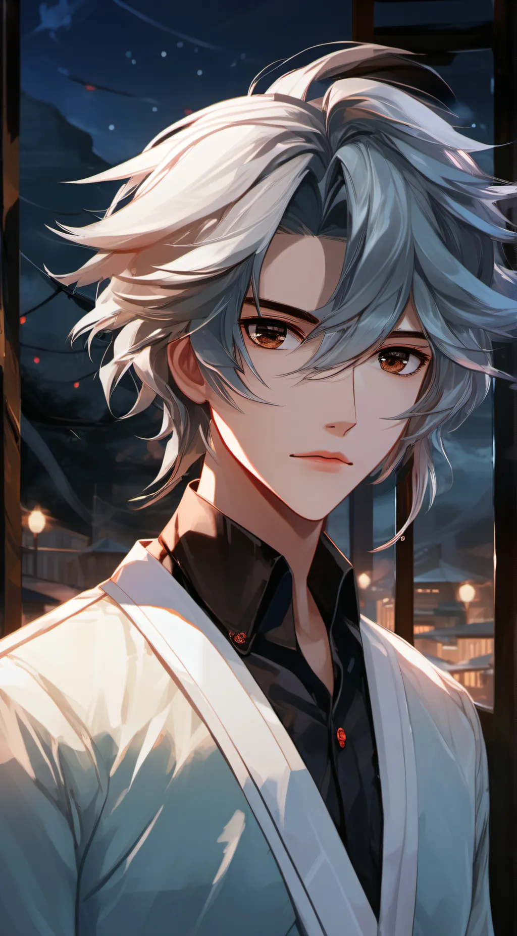 ai character: poo background