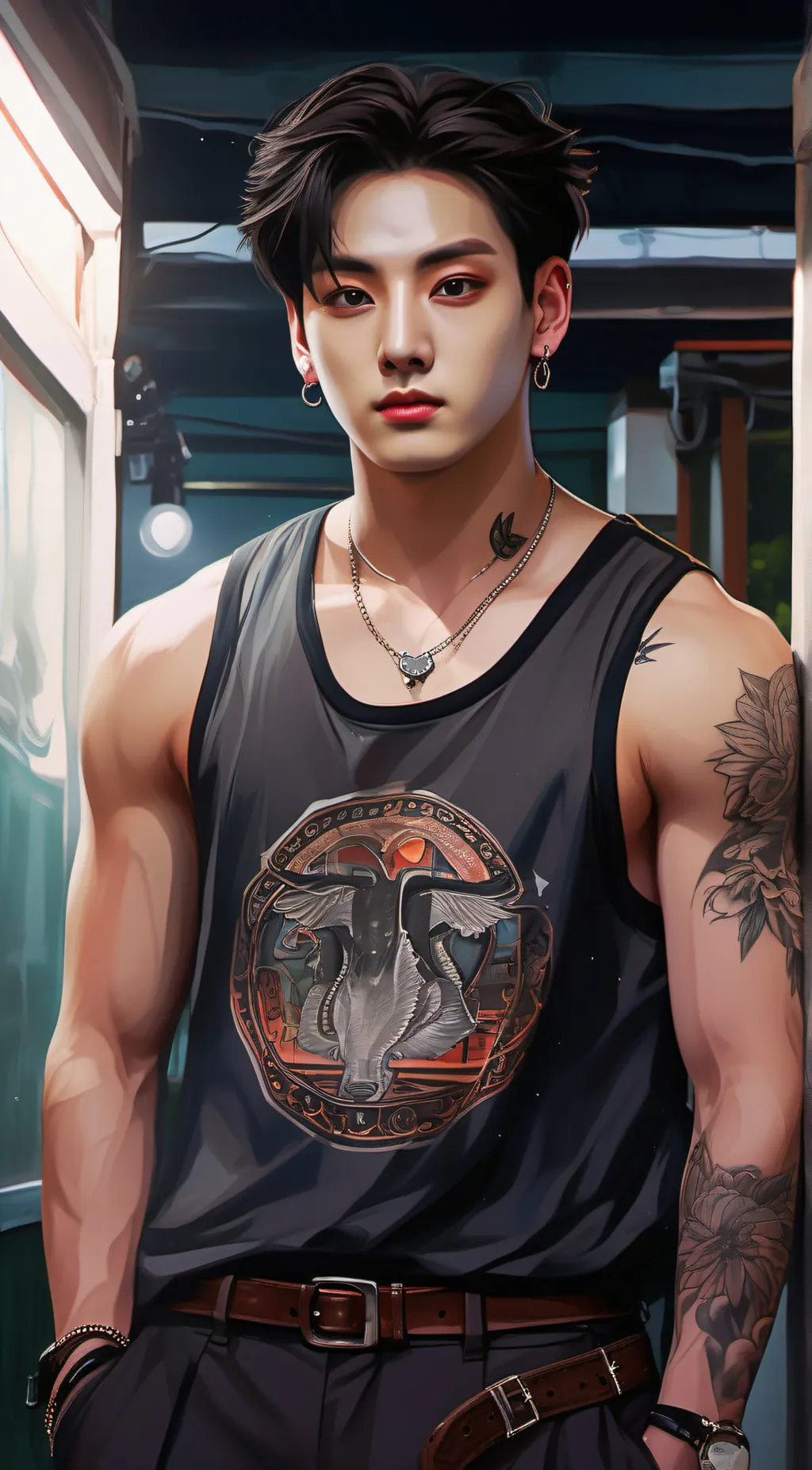 ai character: Jeon Jungkook (JK) background