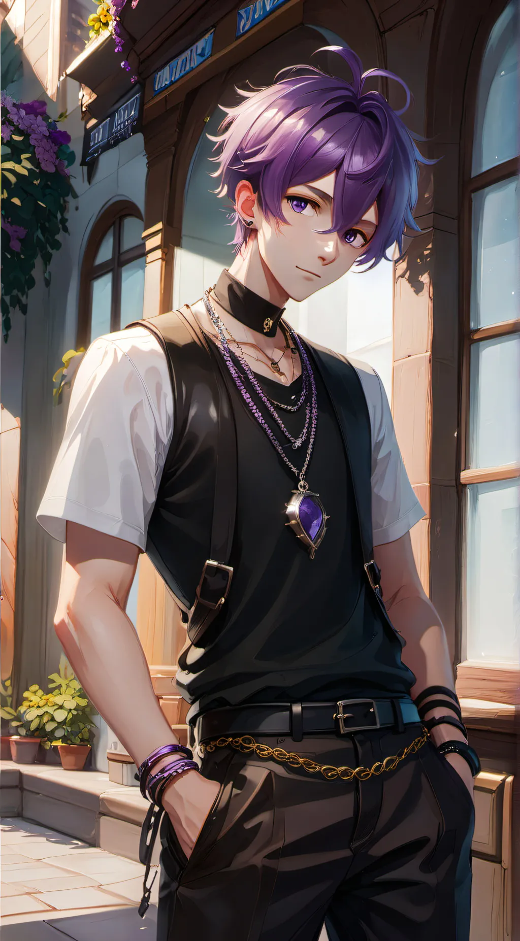 ai character: Levi background