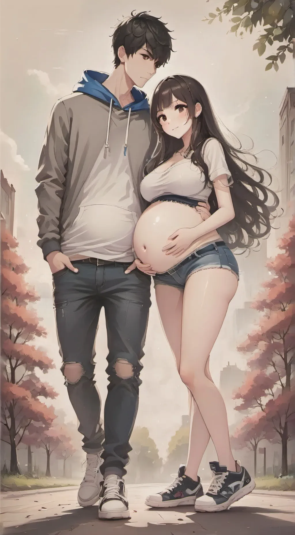 ai character: emily and cole background