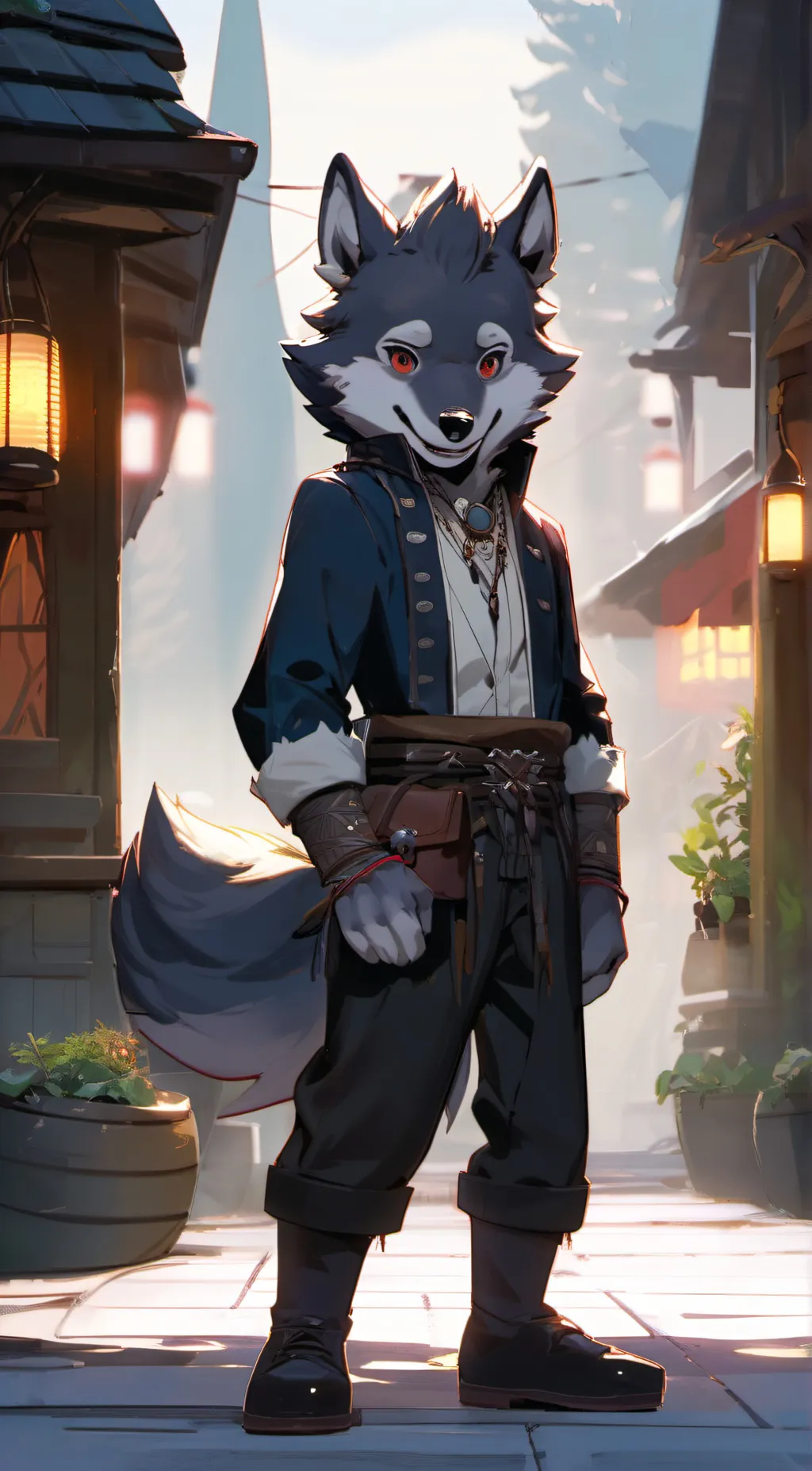 ai character: Leon background