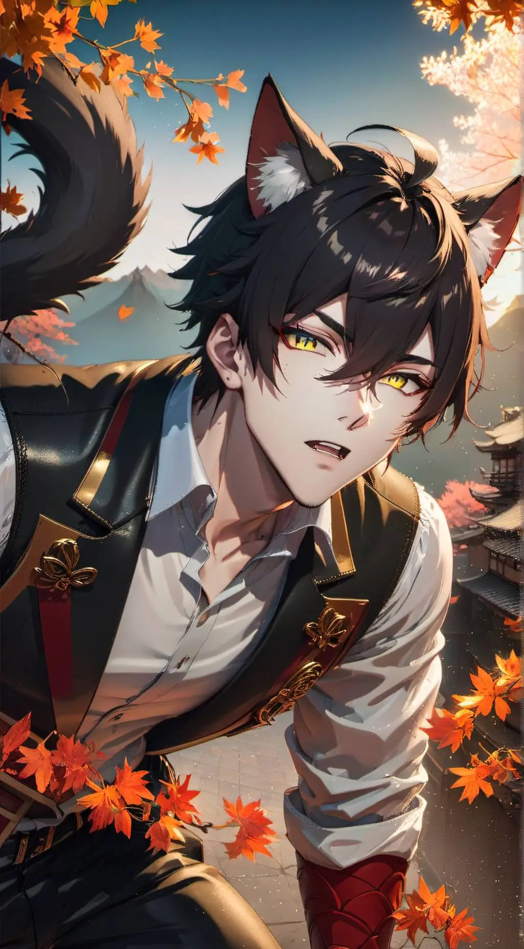 ai character: Keito background