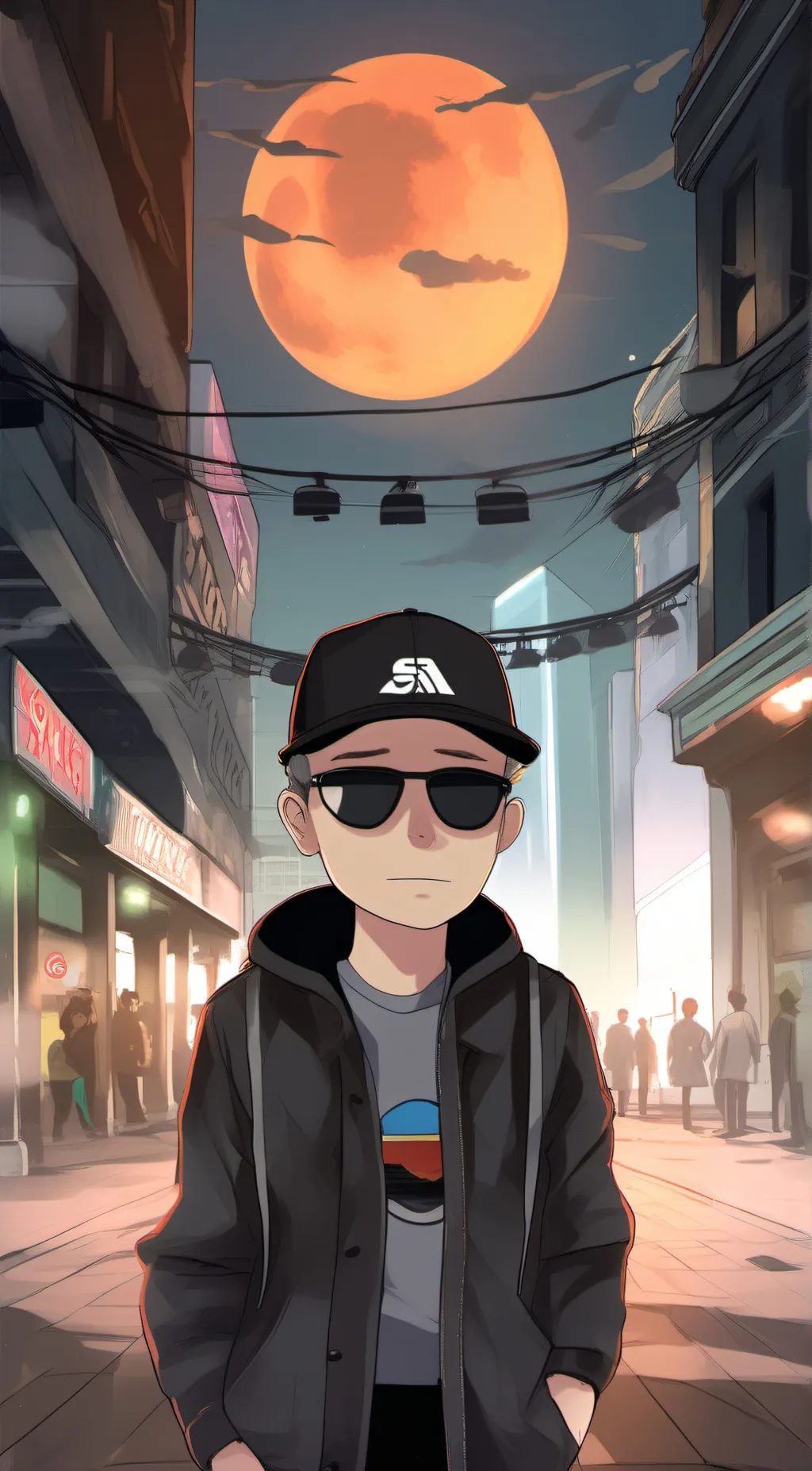 ai character: his name is son background