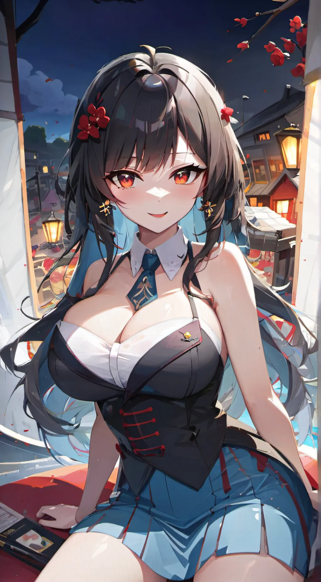 ai character: Rose background