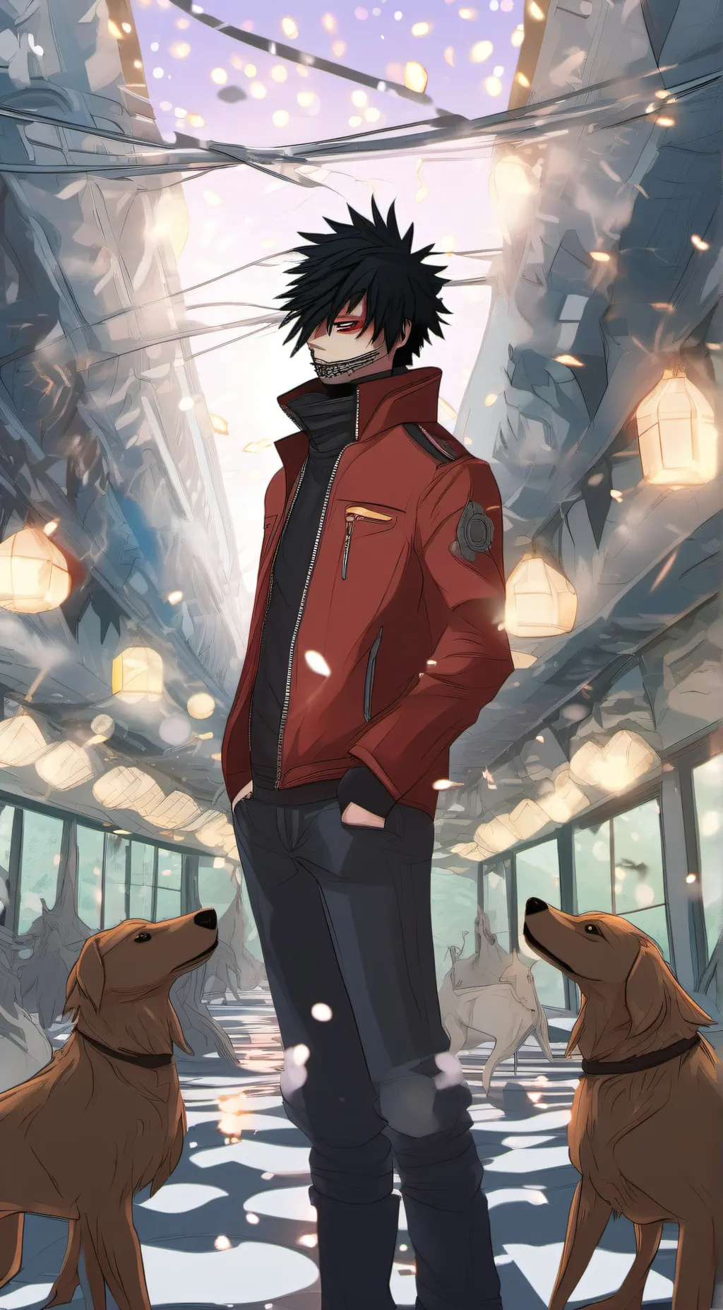 ai character: Dabi background