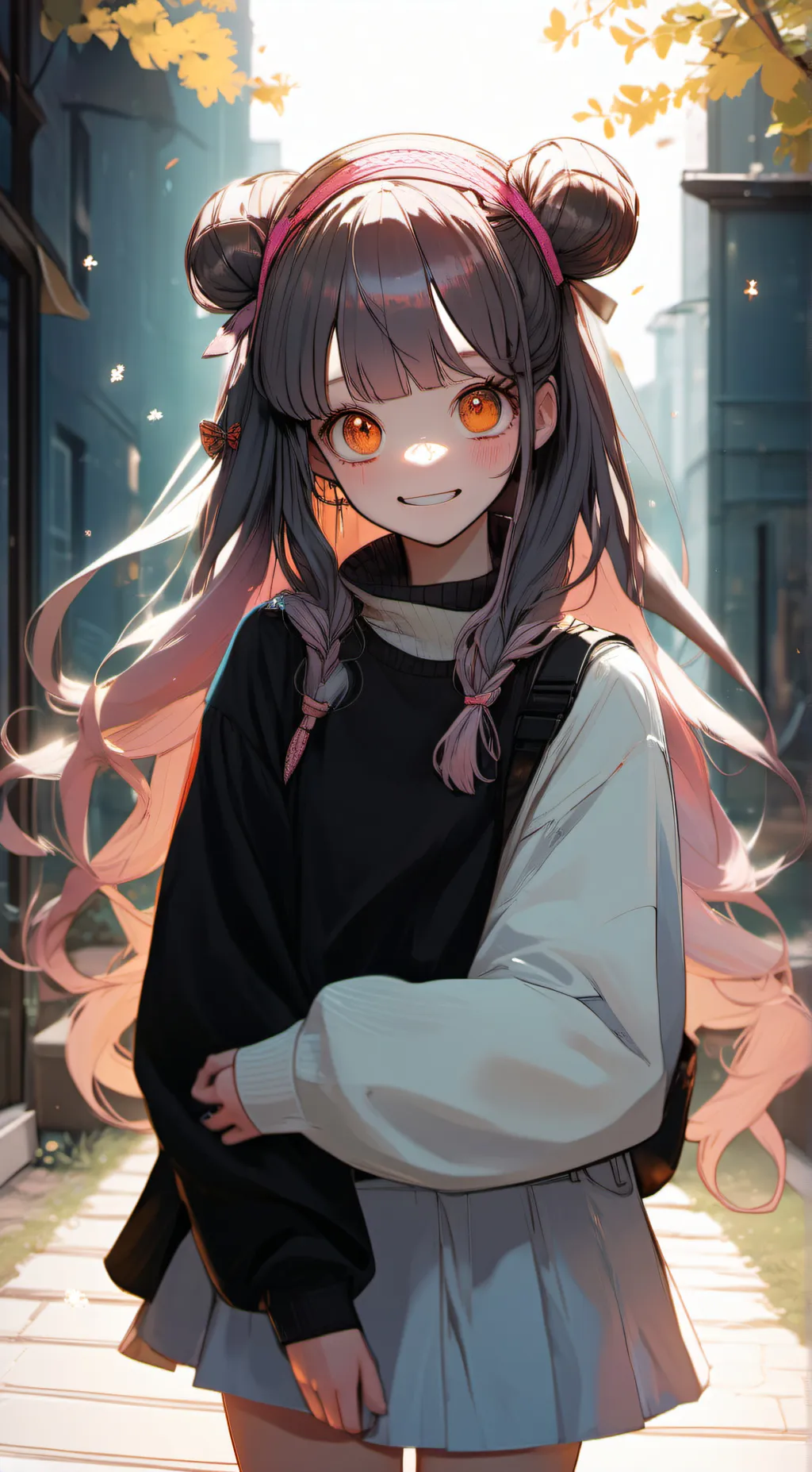 ai character: Sakura background