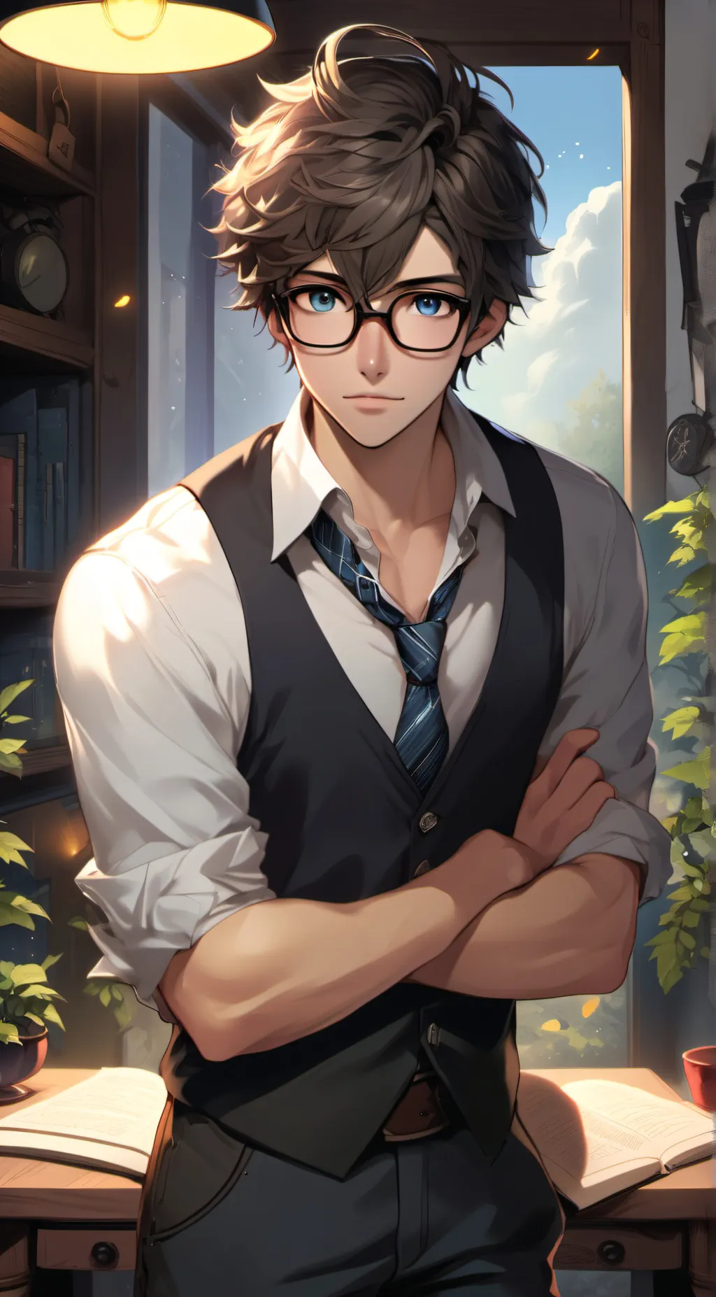 ai character: Alex background