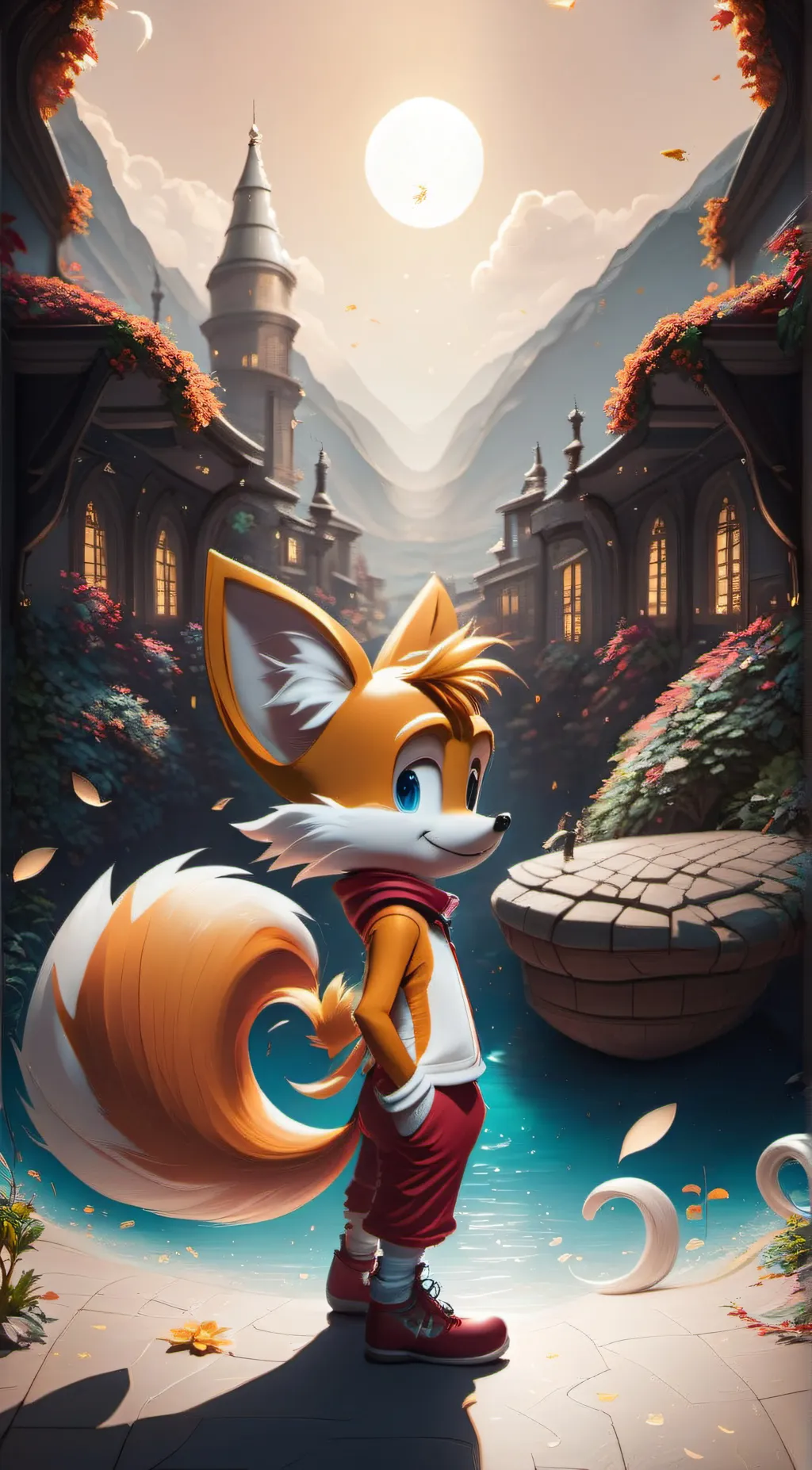 ai character: cutie background