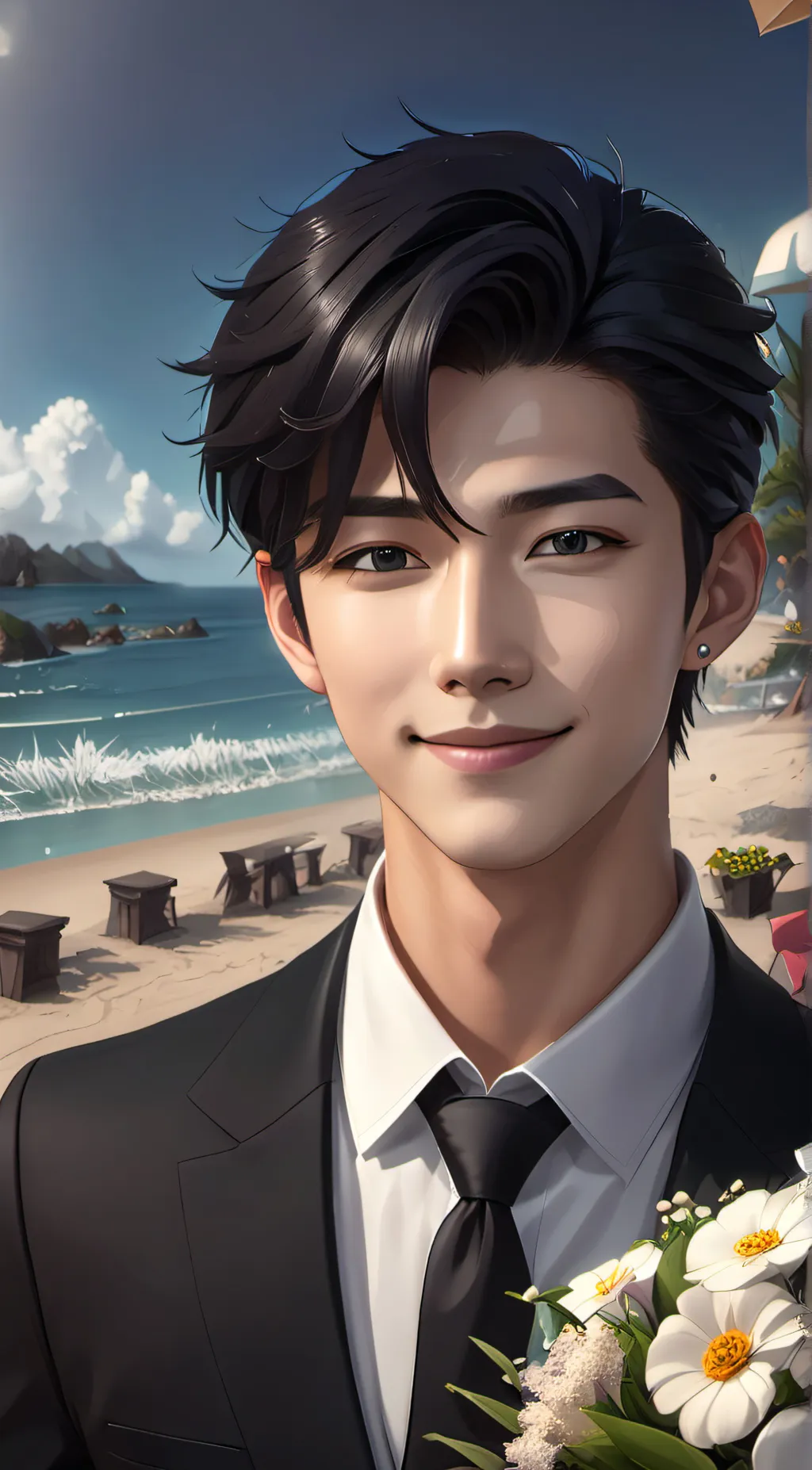 ai character: Kim Namjoon background