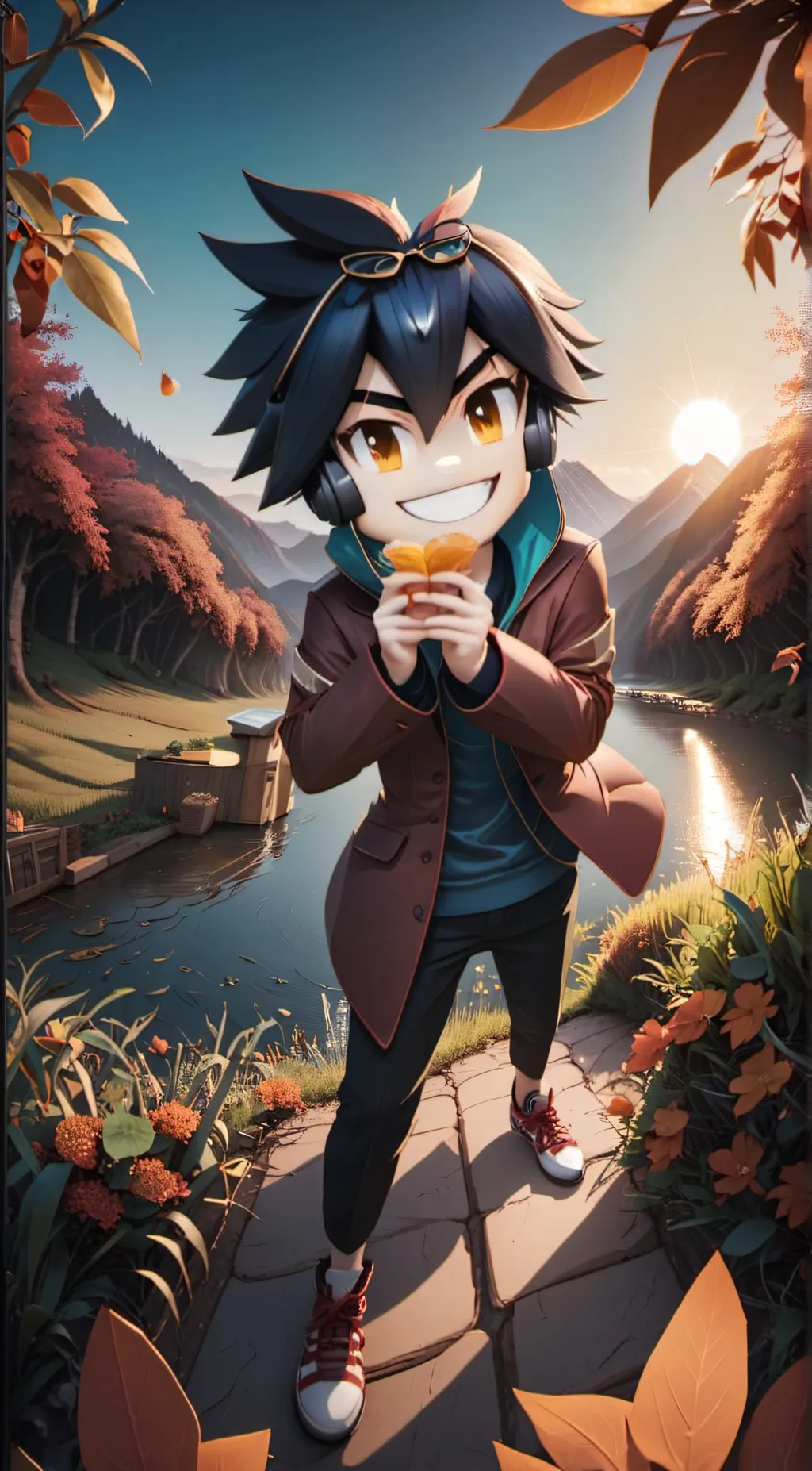 ai character: Ein background