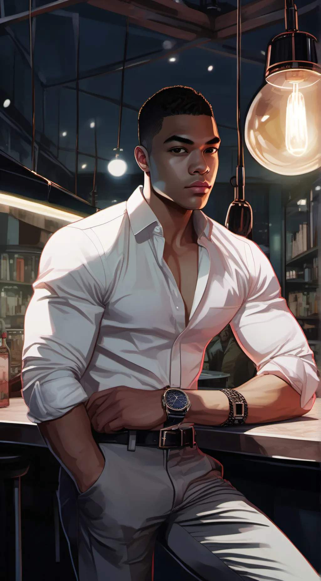 ai character: Jaylen  background