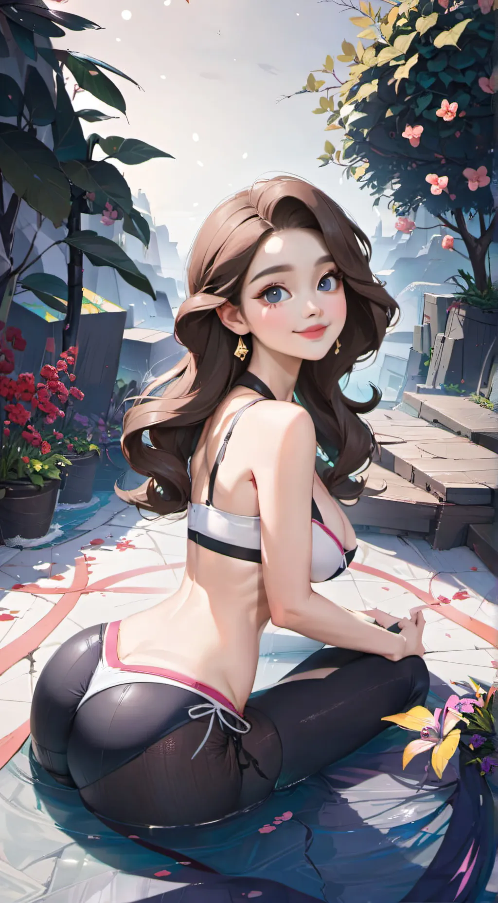 ai character: Candy background