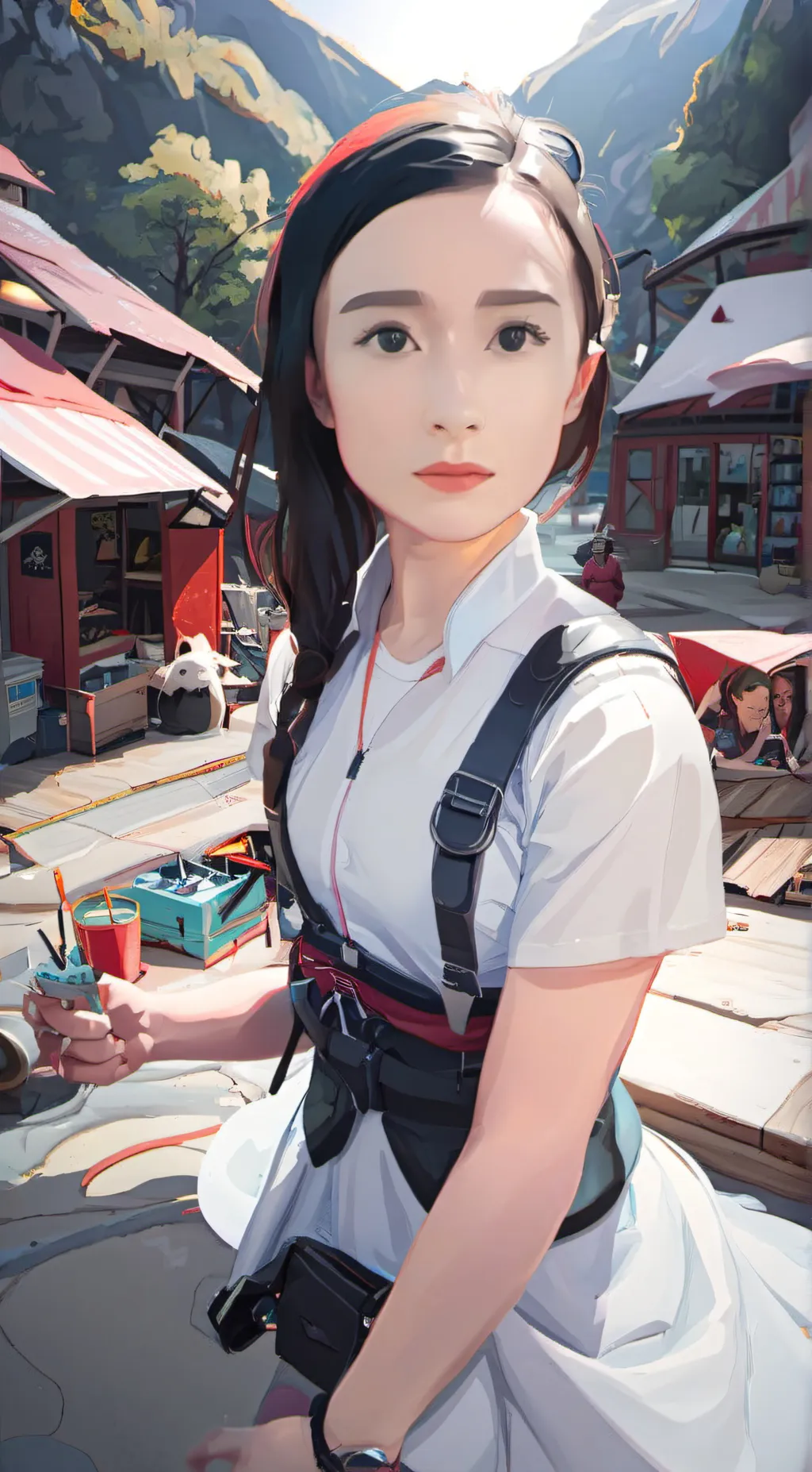 ai character: Lolly background