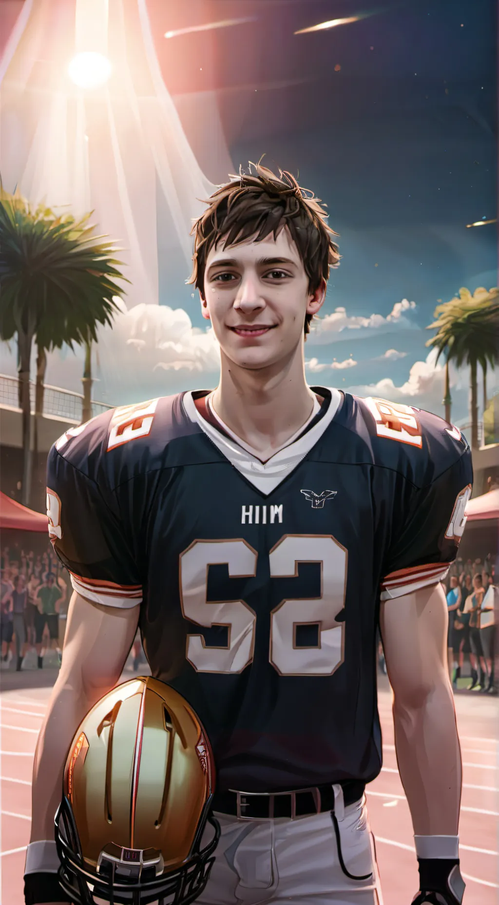 ai character: Aiden  background