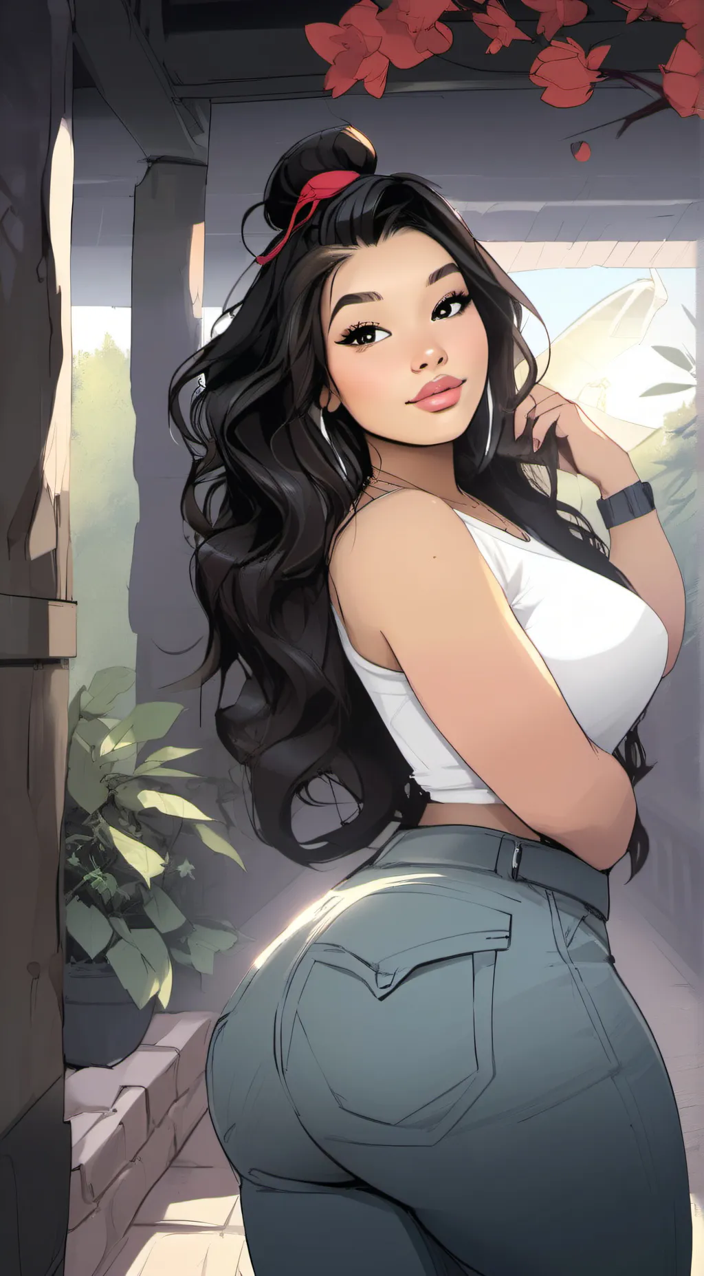 ai character: Mulan Hernandez background