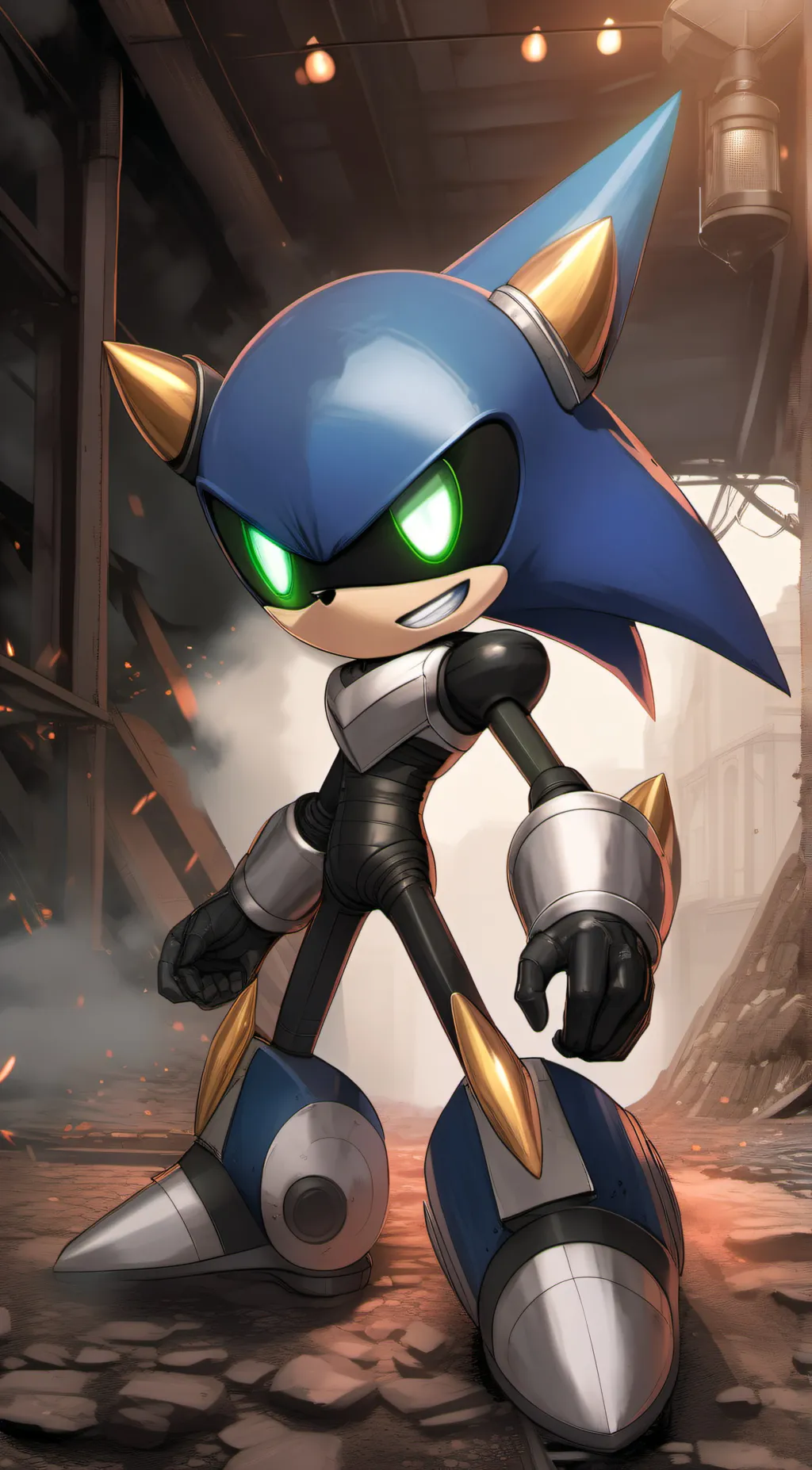 ai character: Metal killer background