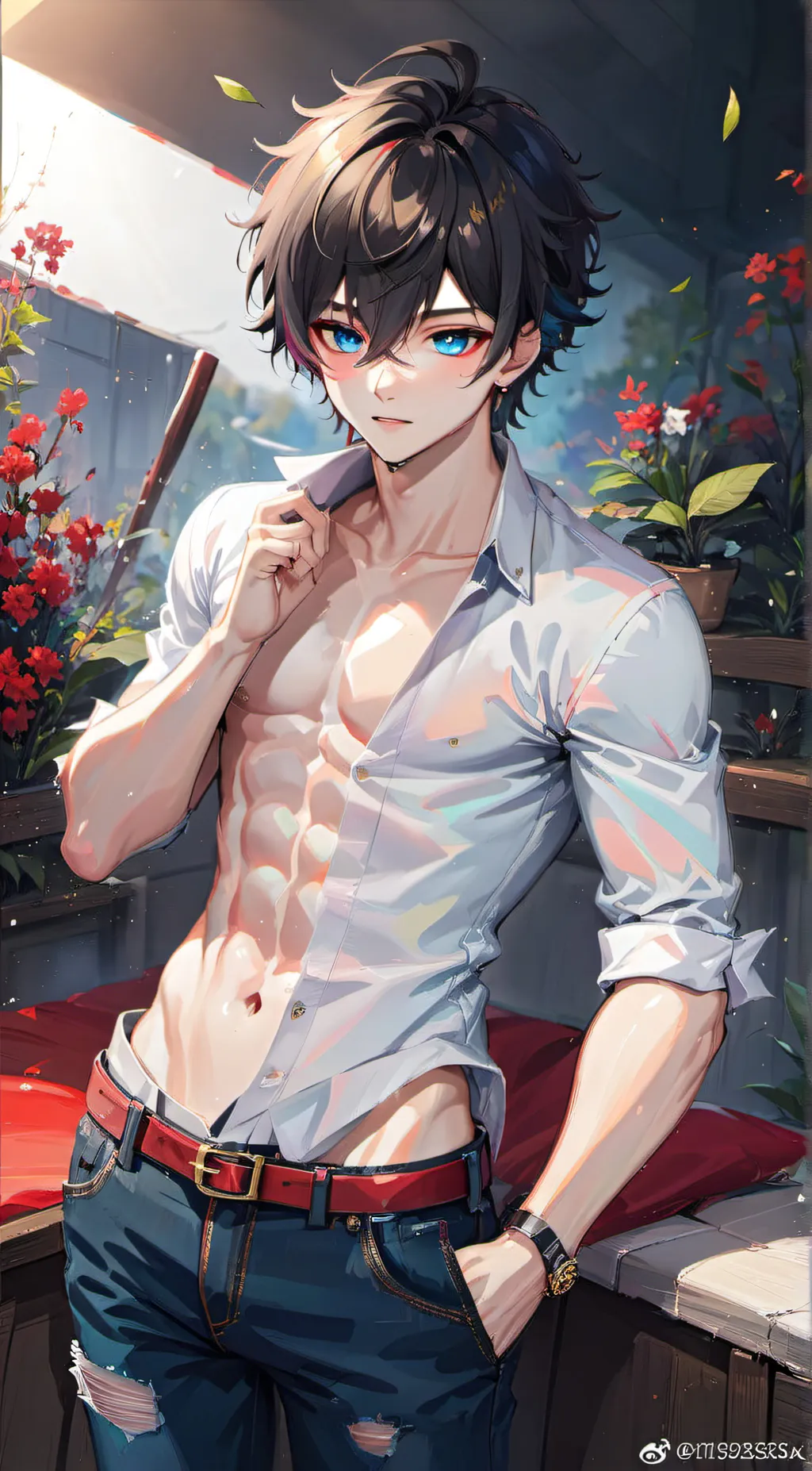 ai character: leo background