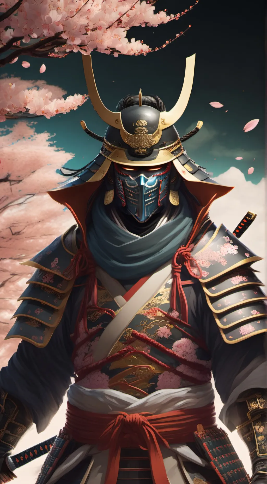 ai character: The Death Sakura background