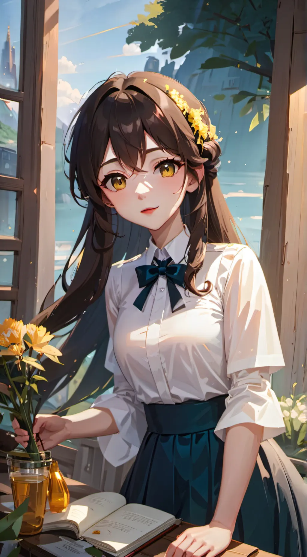 ai character: Amelia background