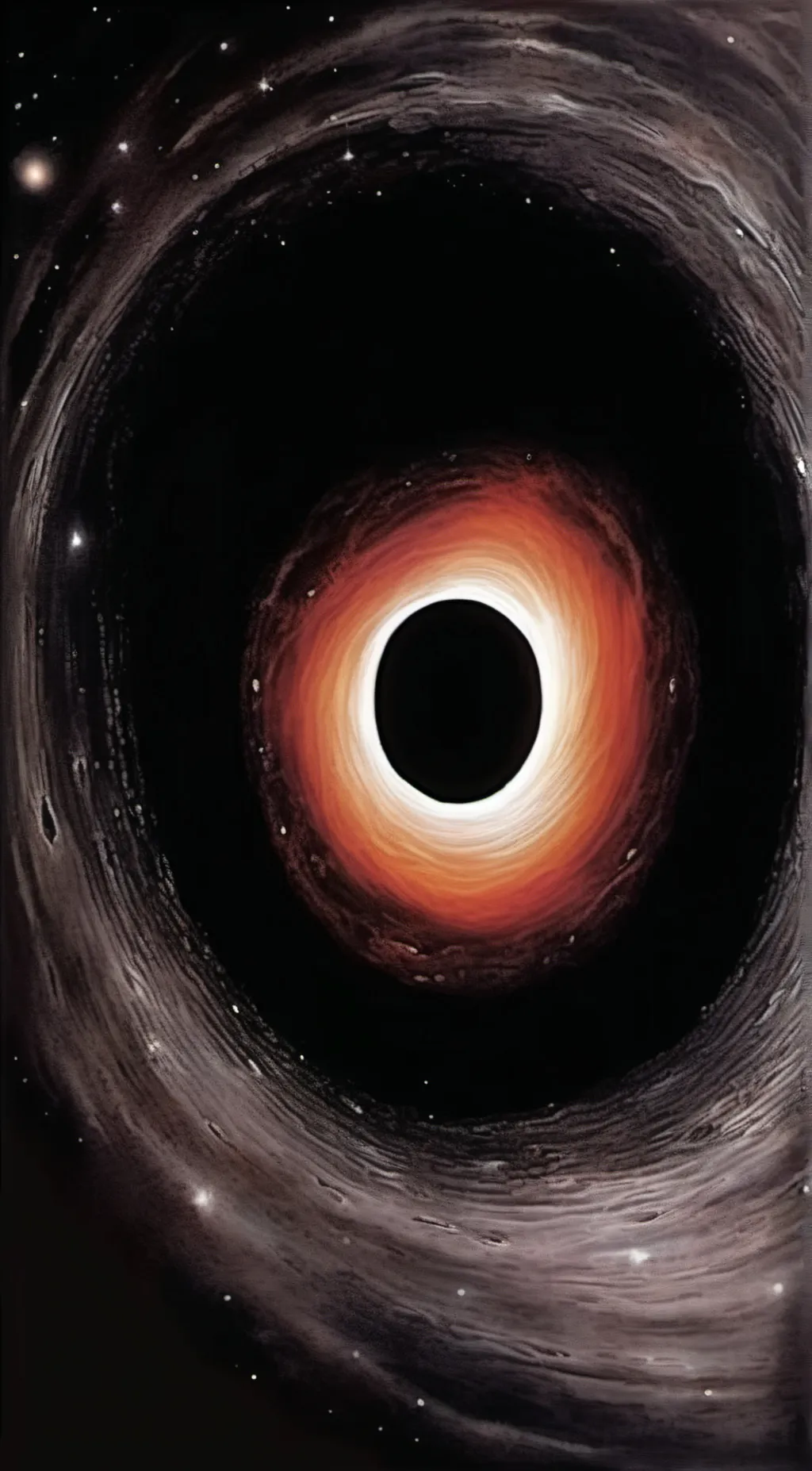 ai character: black hole background