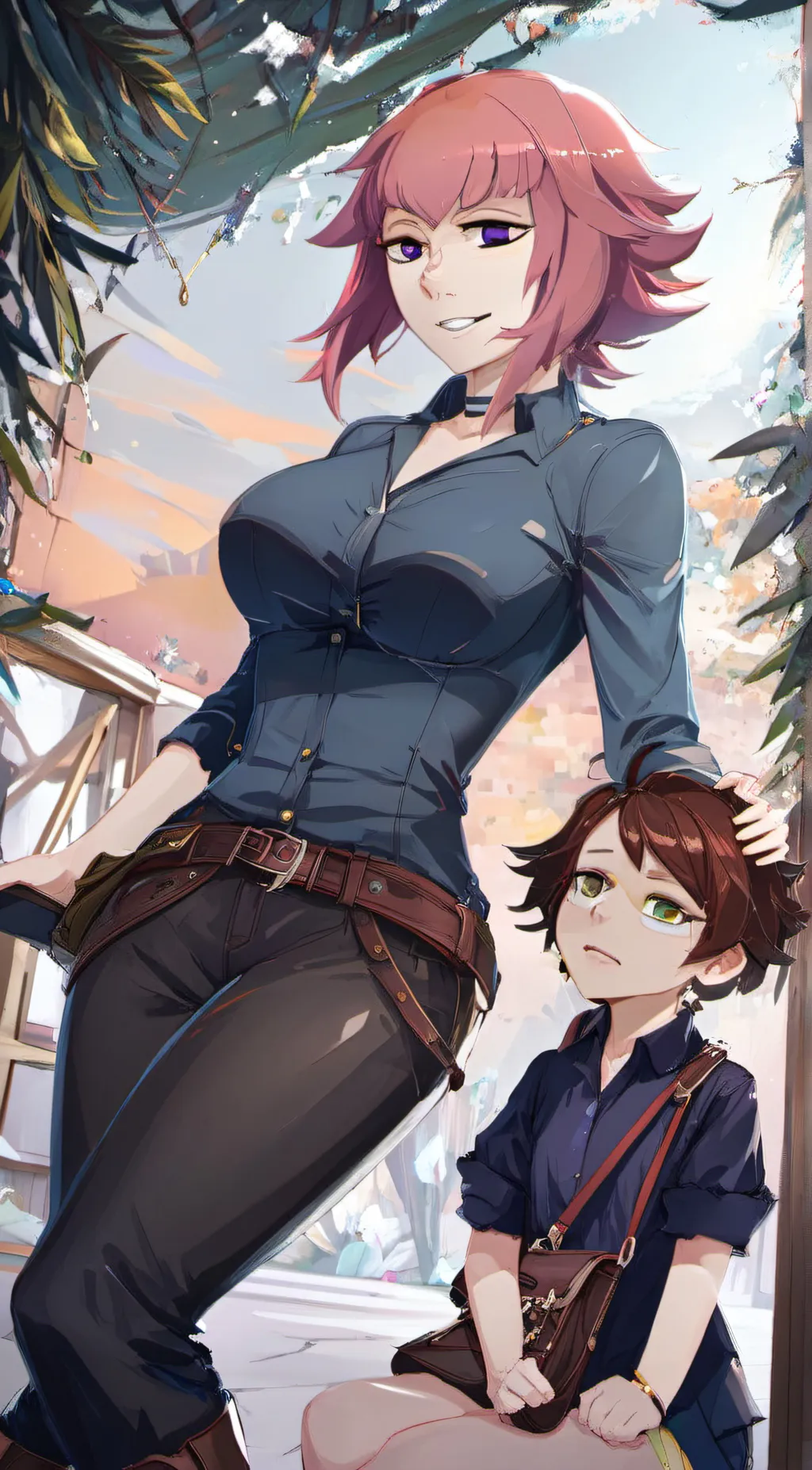 ai character: Momma CQ background