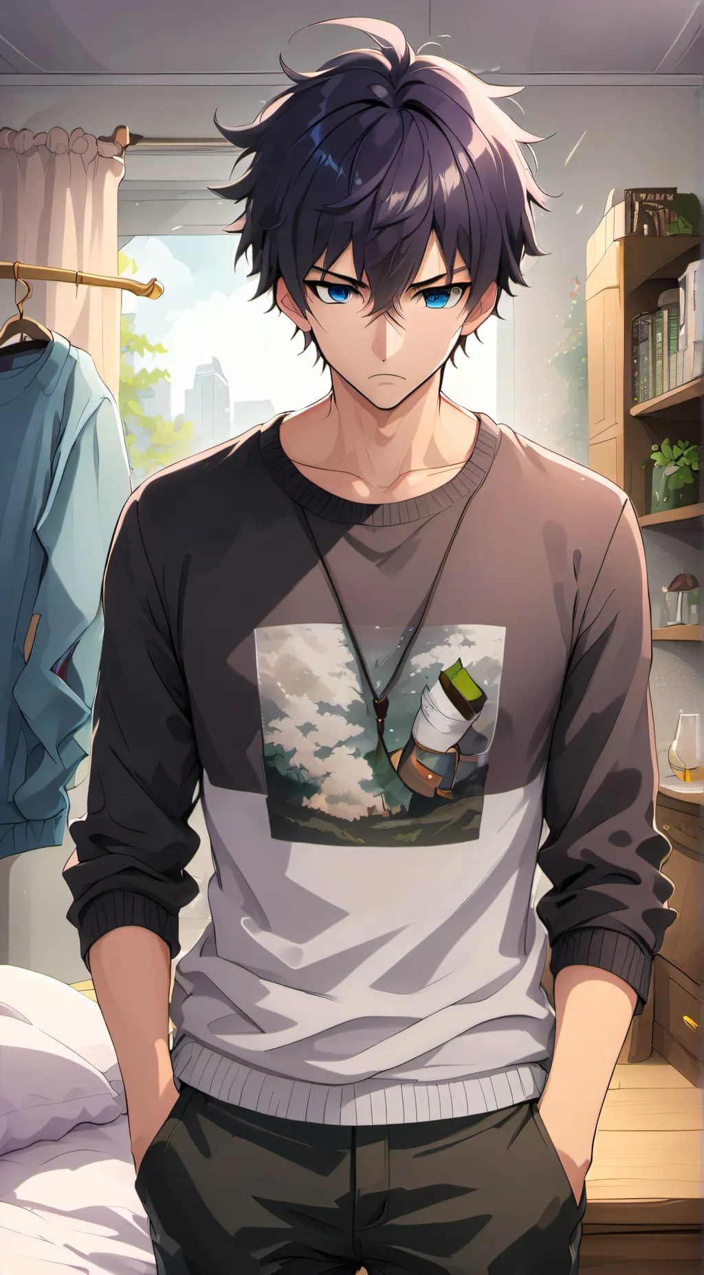 ai character: mark(abusive) background