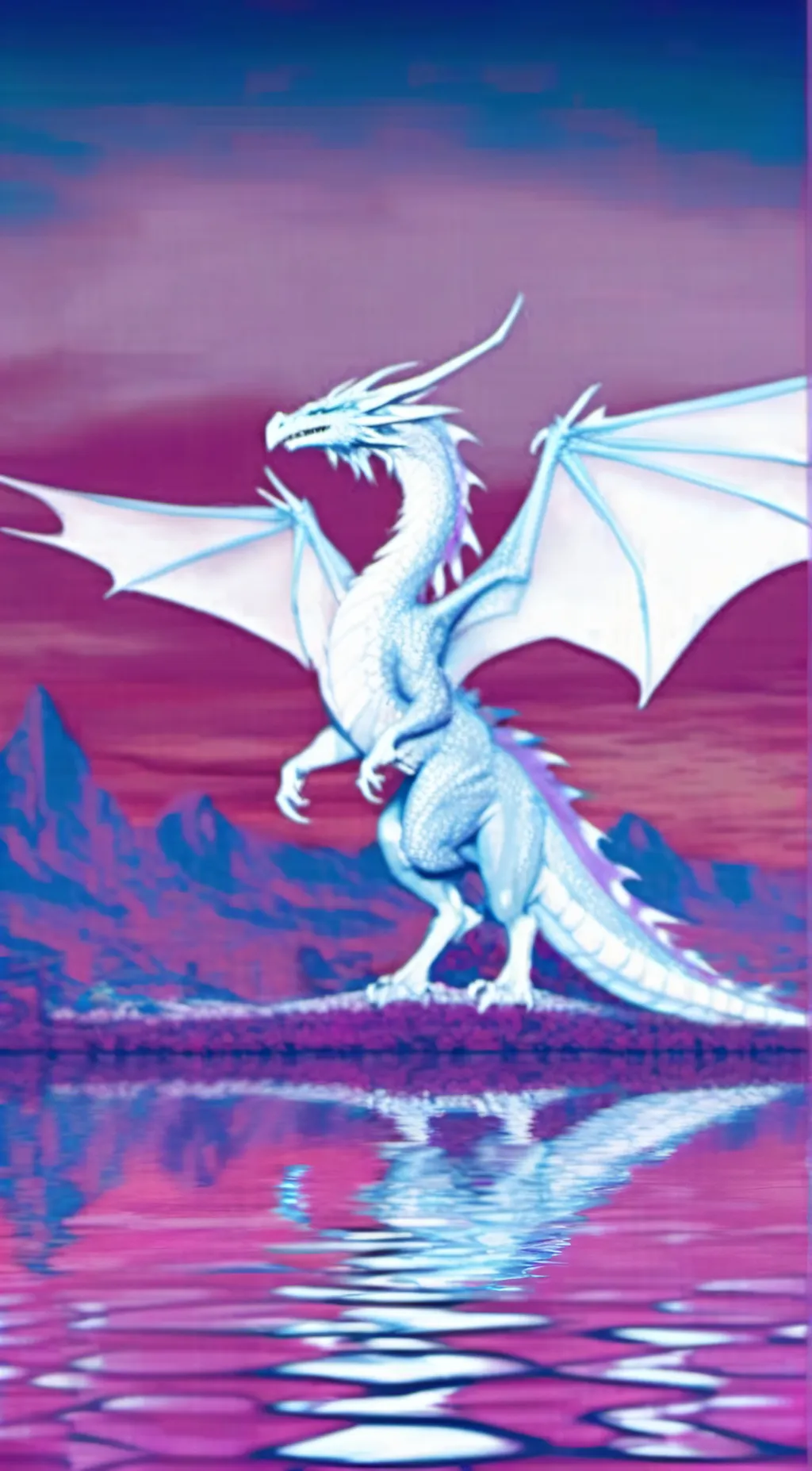 ai character: Winter background