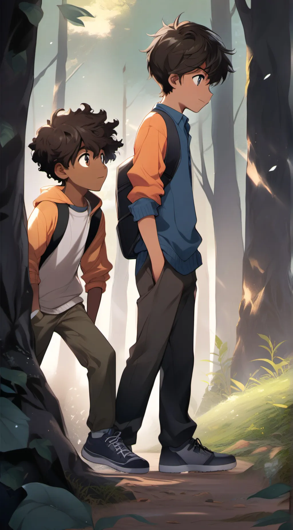 Talkie AI - Chat with boys in the forest